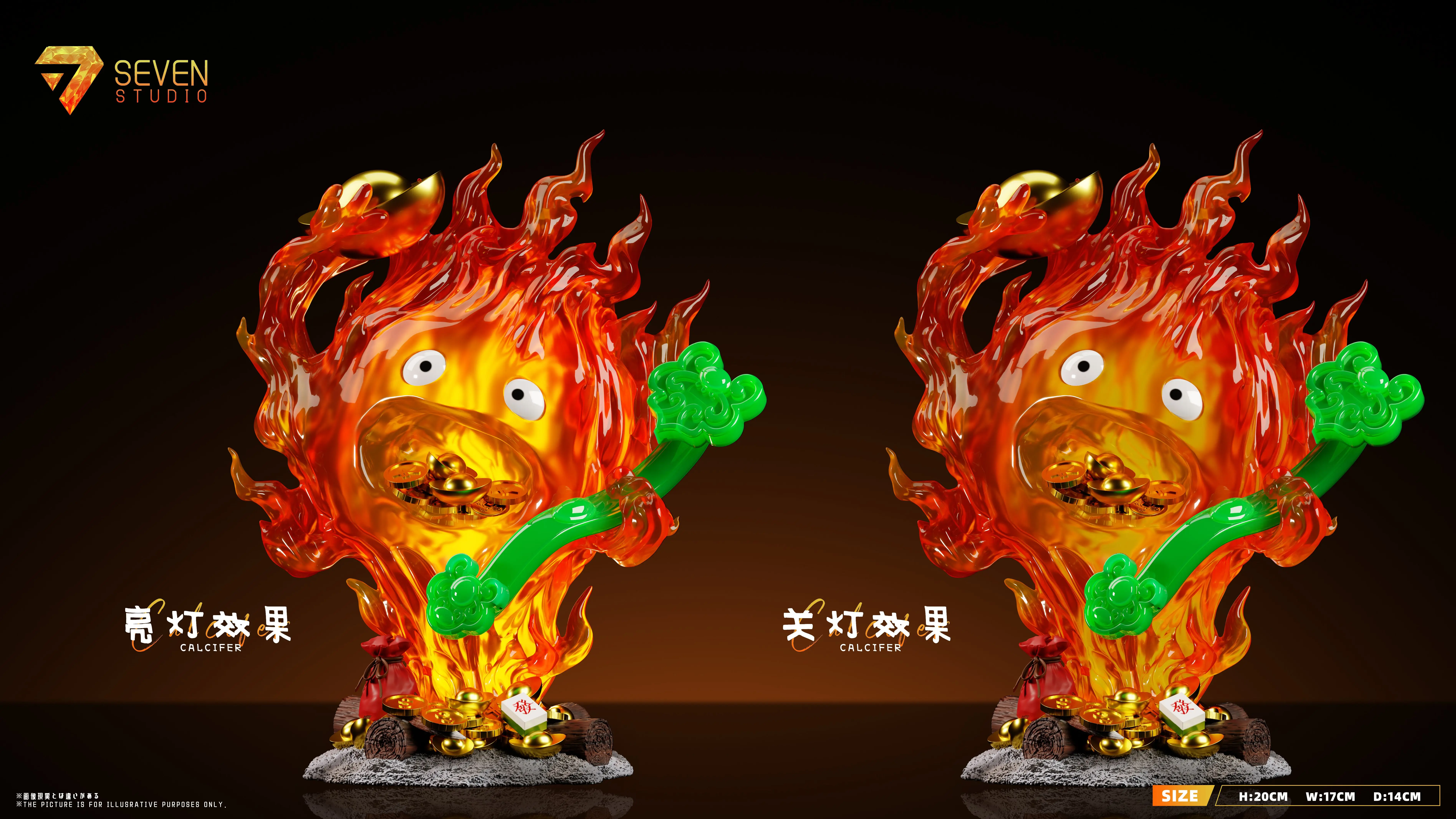 【Pre-sale】Wealth Attraction Calcifer-seven Studio