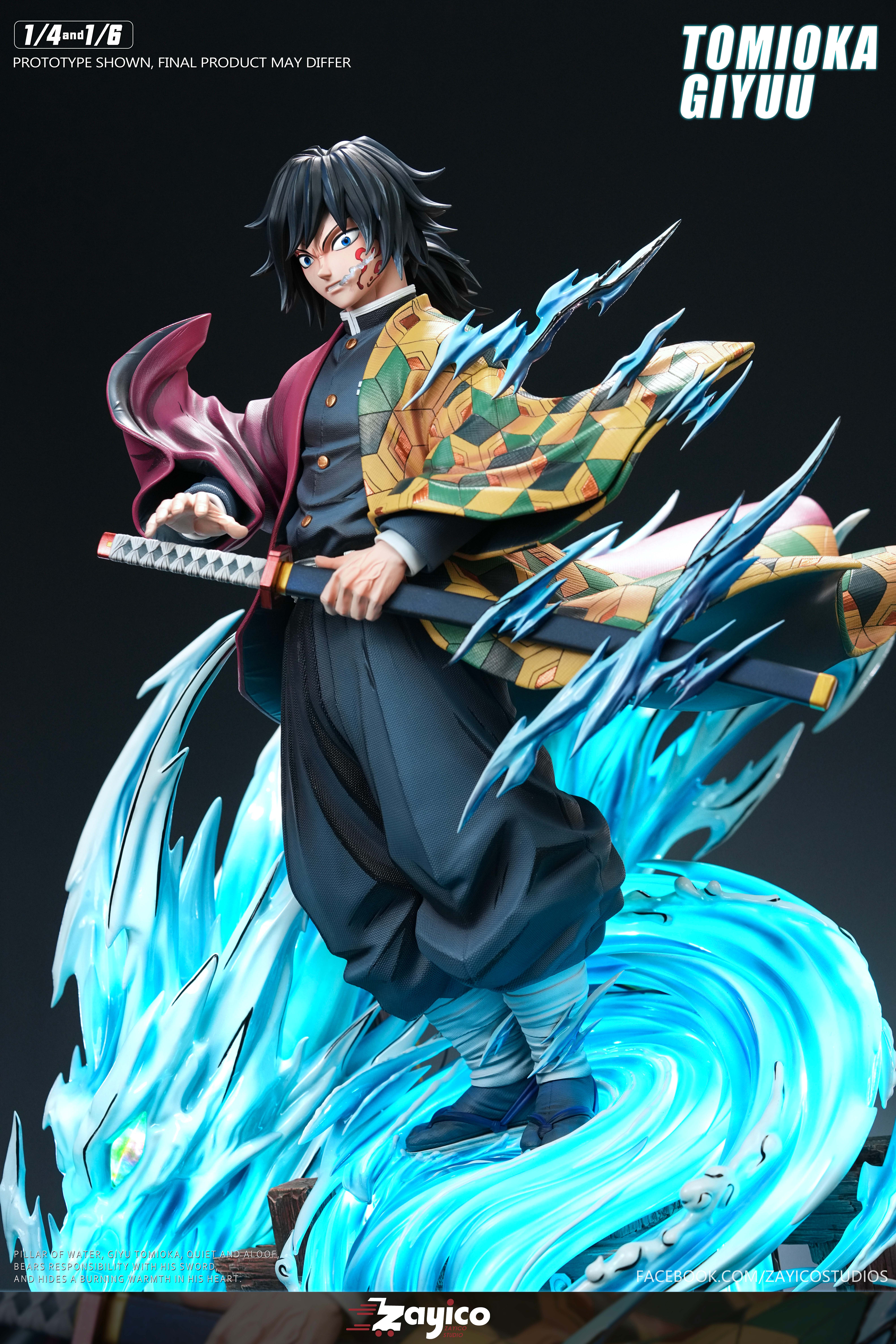 【Pre-sale】1/6 and 1/4 Scale Tomioka Giyuu-Demon Slayer-Zayico Studio