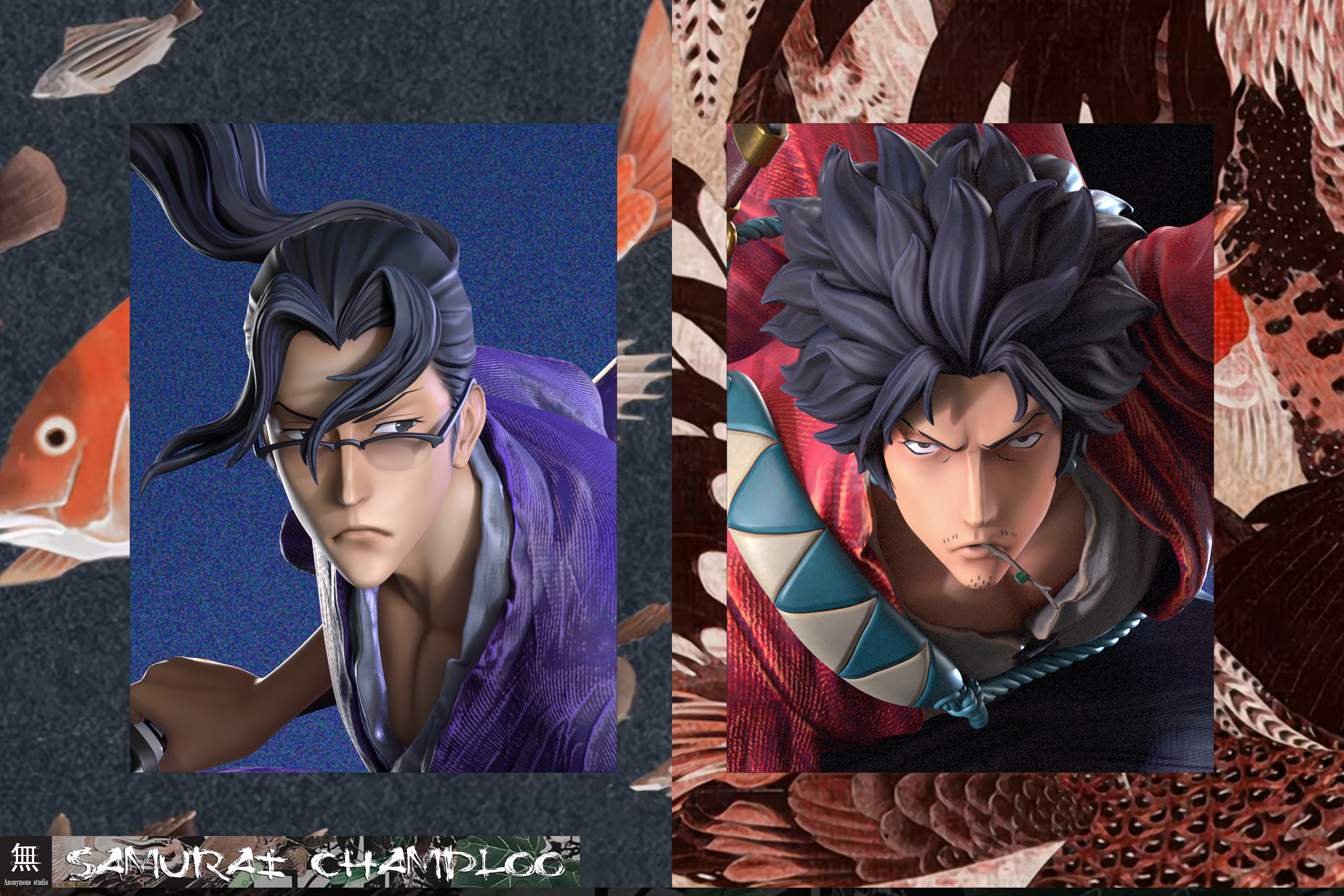 【Pre-sale】1/4 Scale Mugen and Jin-Anonymous Studio