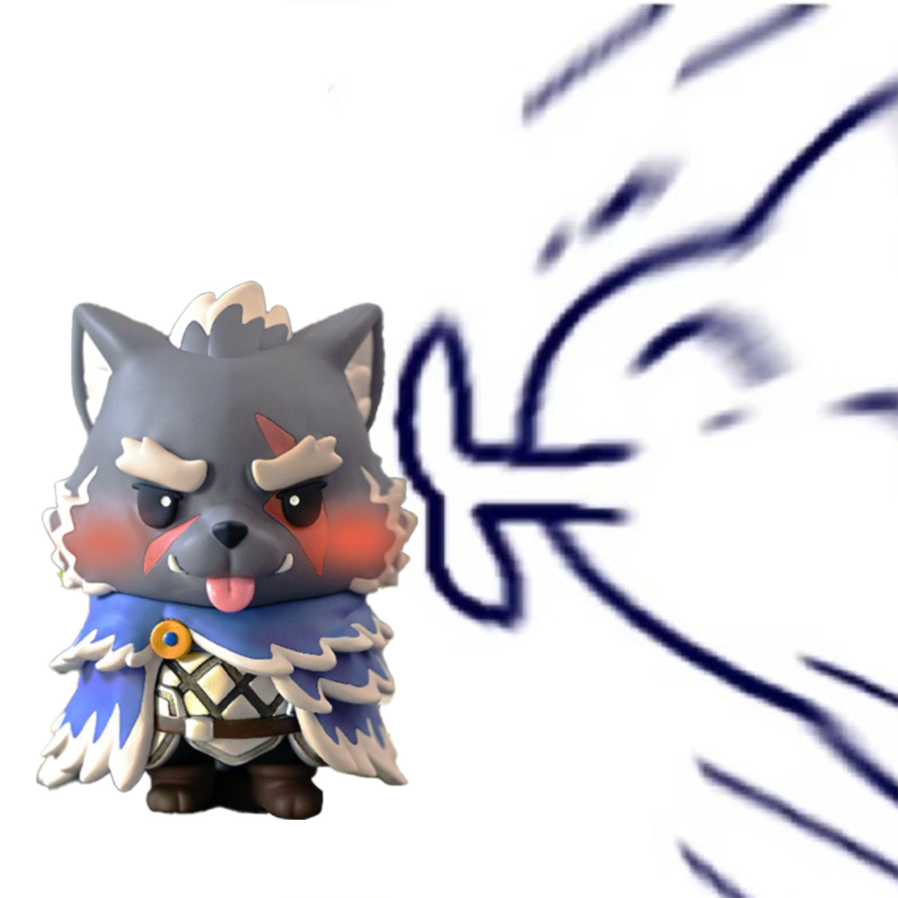 【Pre-sale】Q Version Blaided and Black Sword-Elden Ring-Shibadon Studio
