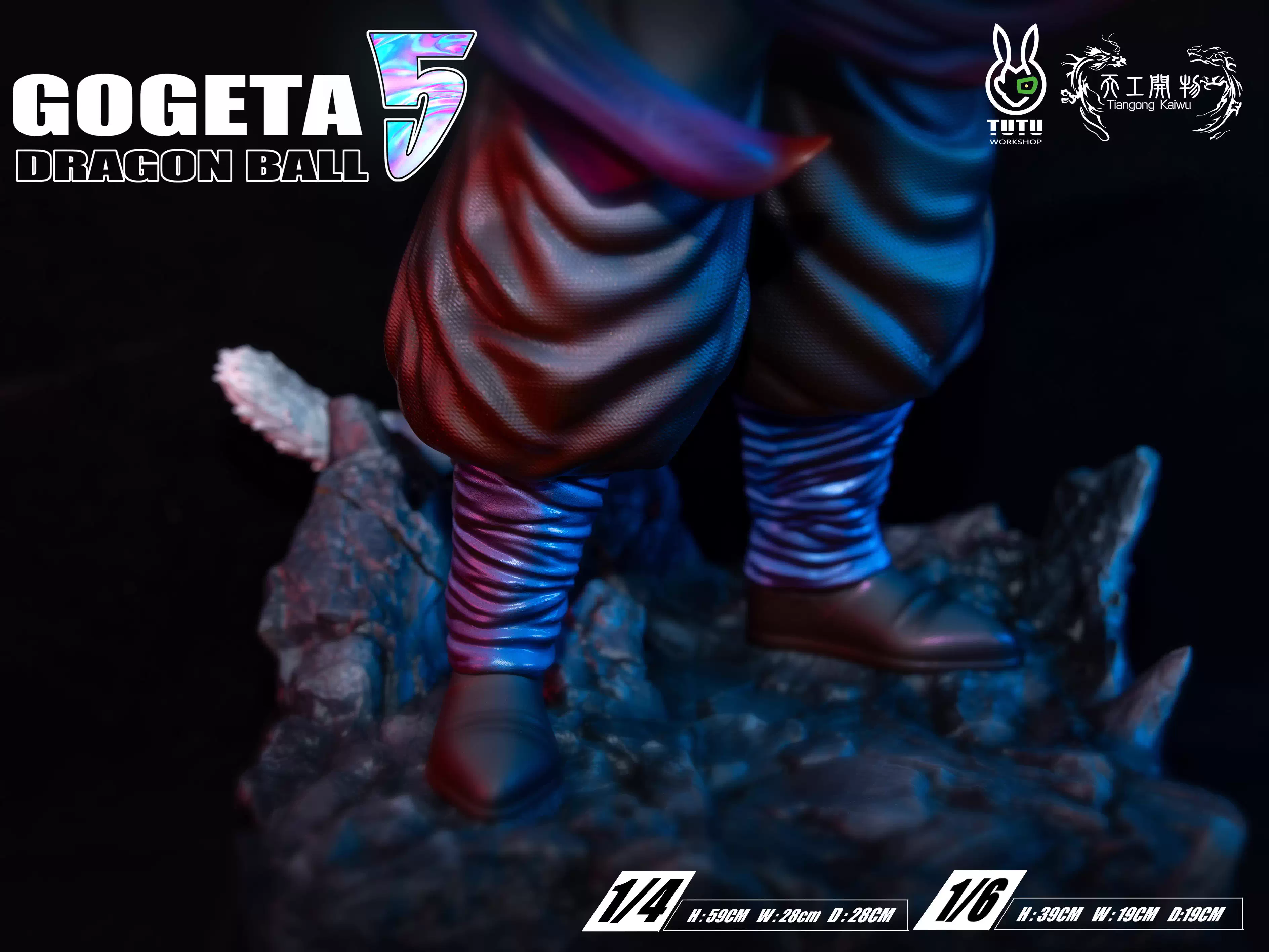 【Pre-sale】1/6 and 1/4 Scale Vegetto and Gogeta-TUTU and TG Studios