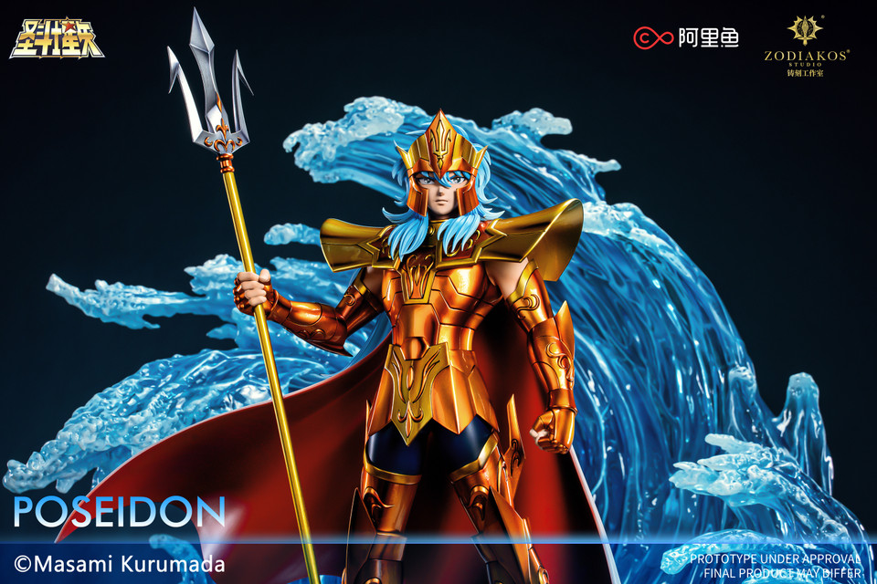 【Pre-sale】1/6 Scale Poseidon with LED Licensed-Saint Seiya-Zodiakos Studio