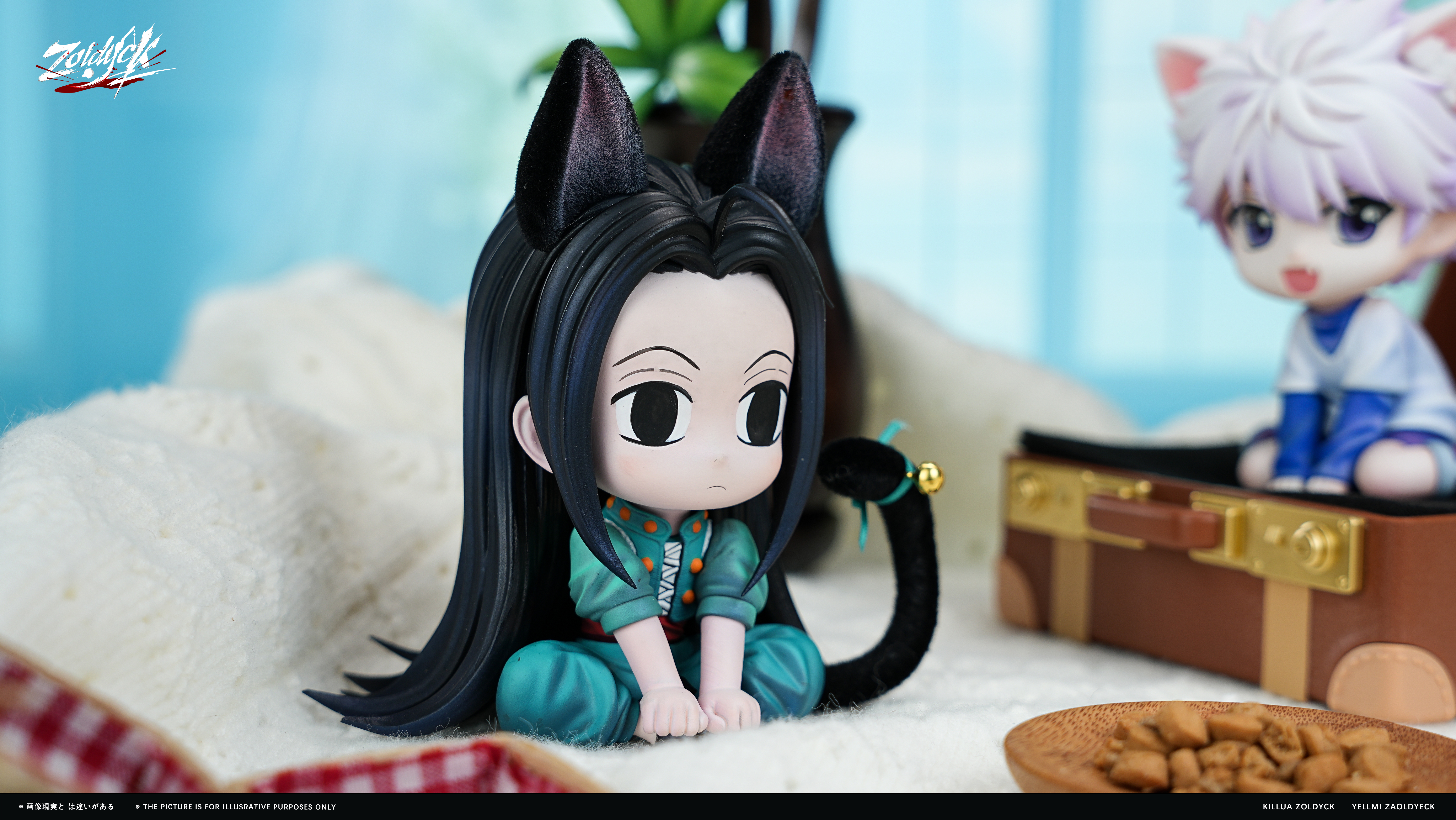 【Pre-sale】Q Version Cat Killua and Yellmi-Hunter X Hunter-Zoldyck (ZDK) Studio