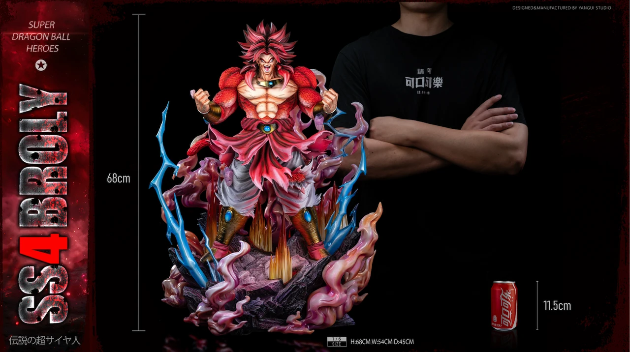 【Pre-sale】SS4 Broly with LED-Dragon Ball-Smoker Studio