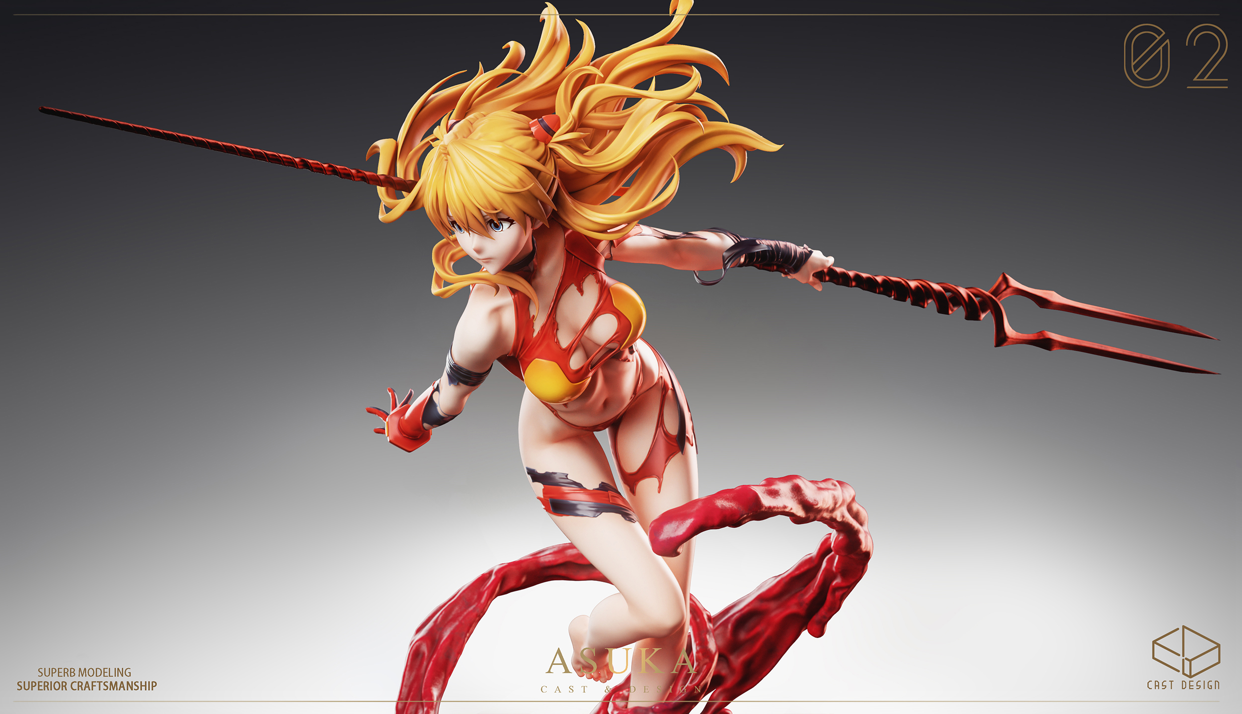 【Pre-sale】1/4 Scale NO.10 Asuka-Cast Design Studio