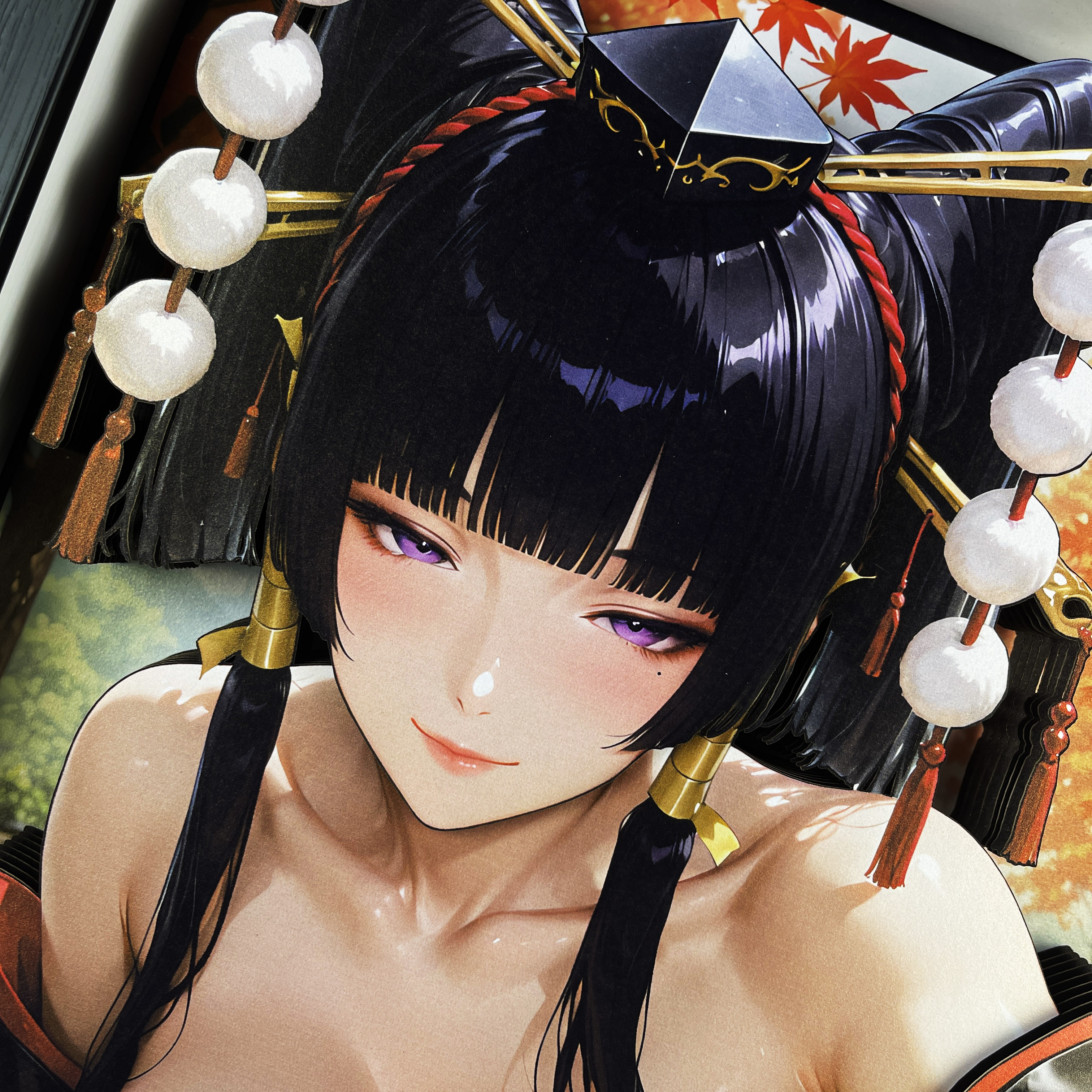 【Pre-sale】Decorative Painting of Nyutengu-Dead or Alive 5-Black and White Studio