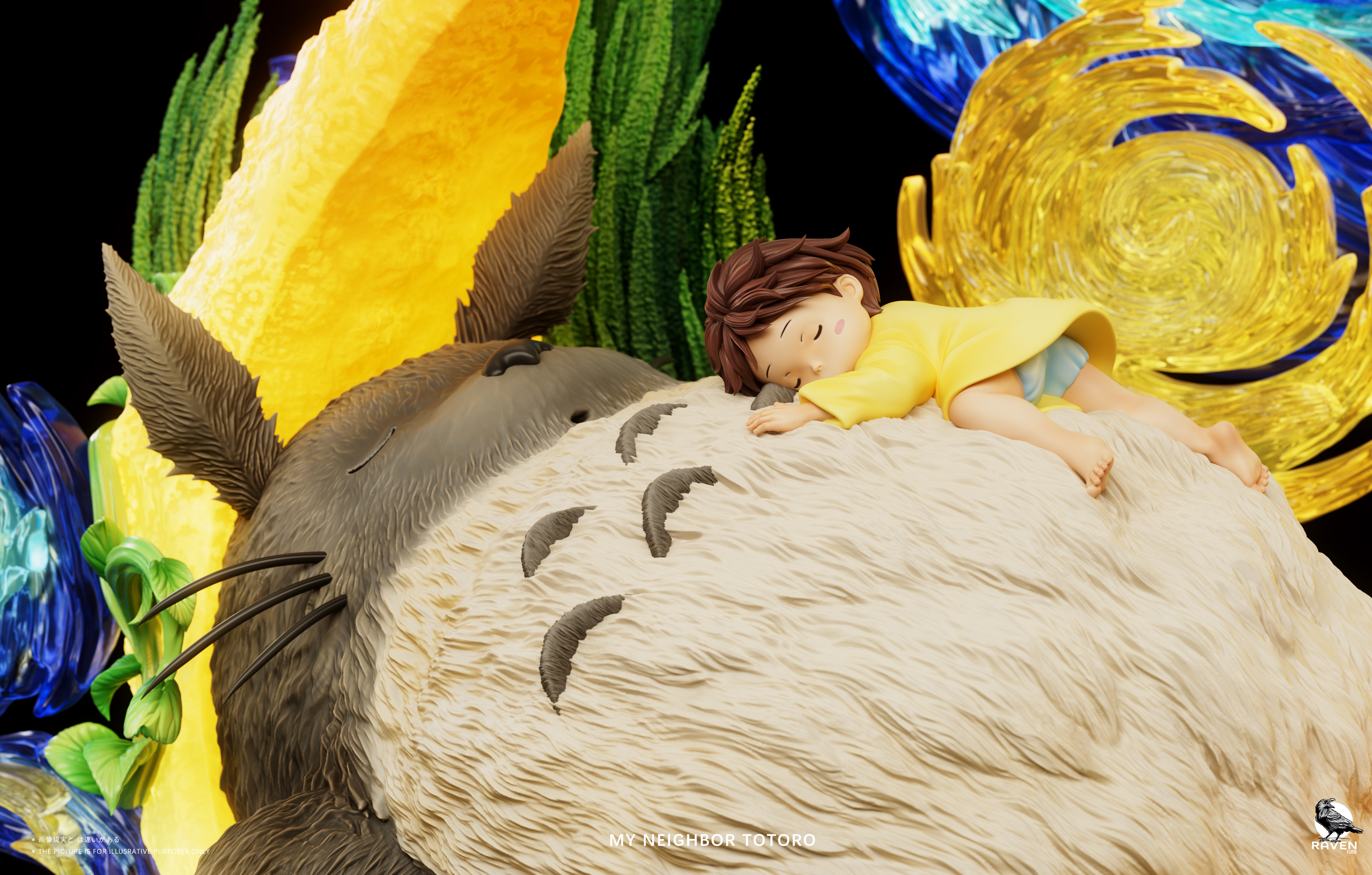 【Pre-sale】Totoro Under Starry Sky-My Neighbor Totoro-Raven Studio