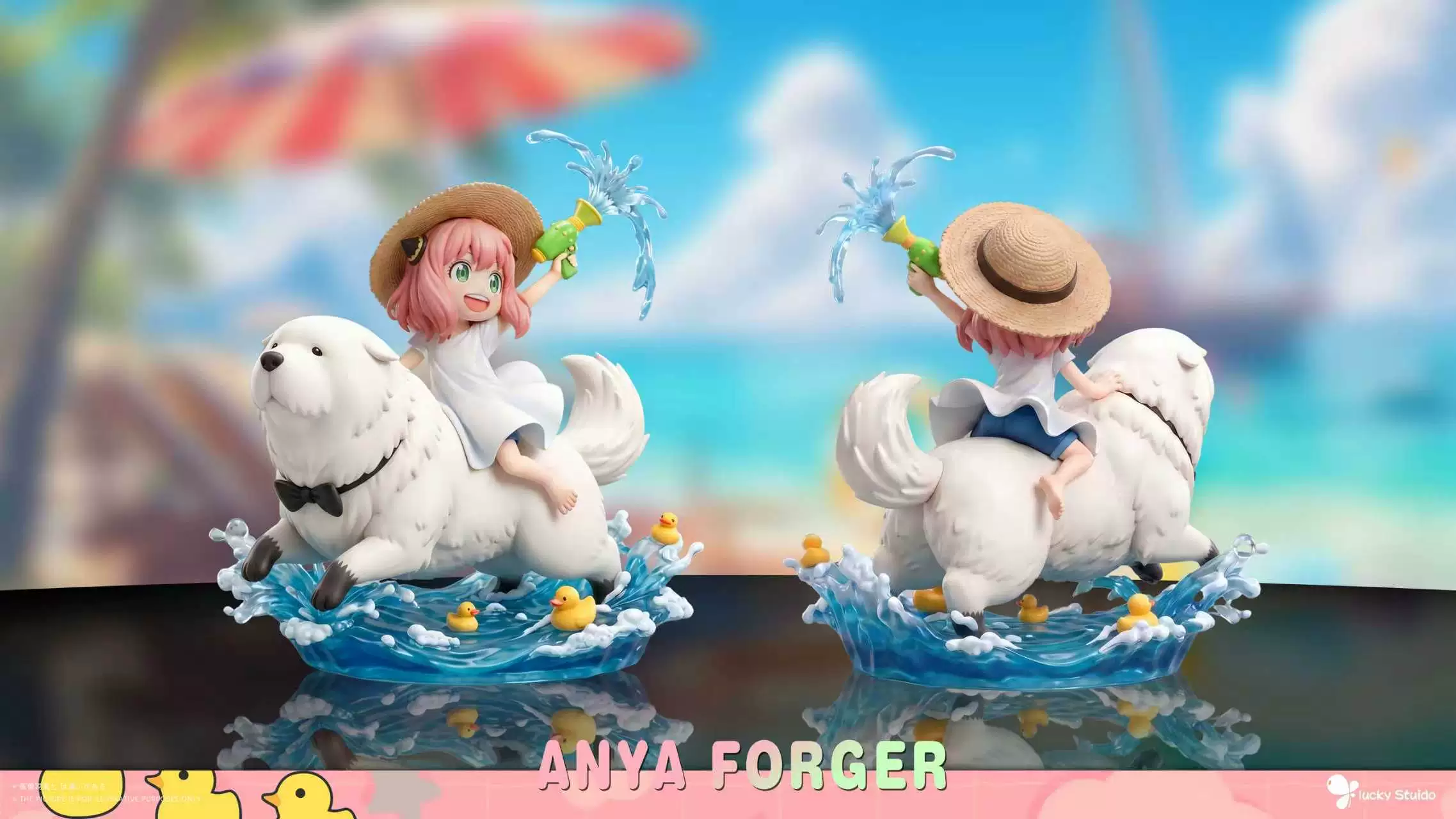 【Pre-sale】Water Playing Anya and Bond-SPY X FAMILY-lucky Studio