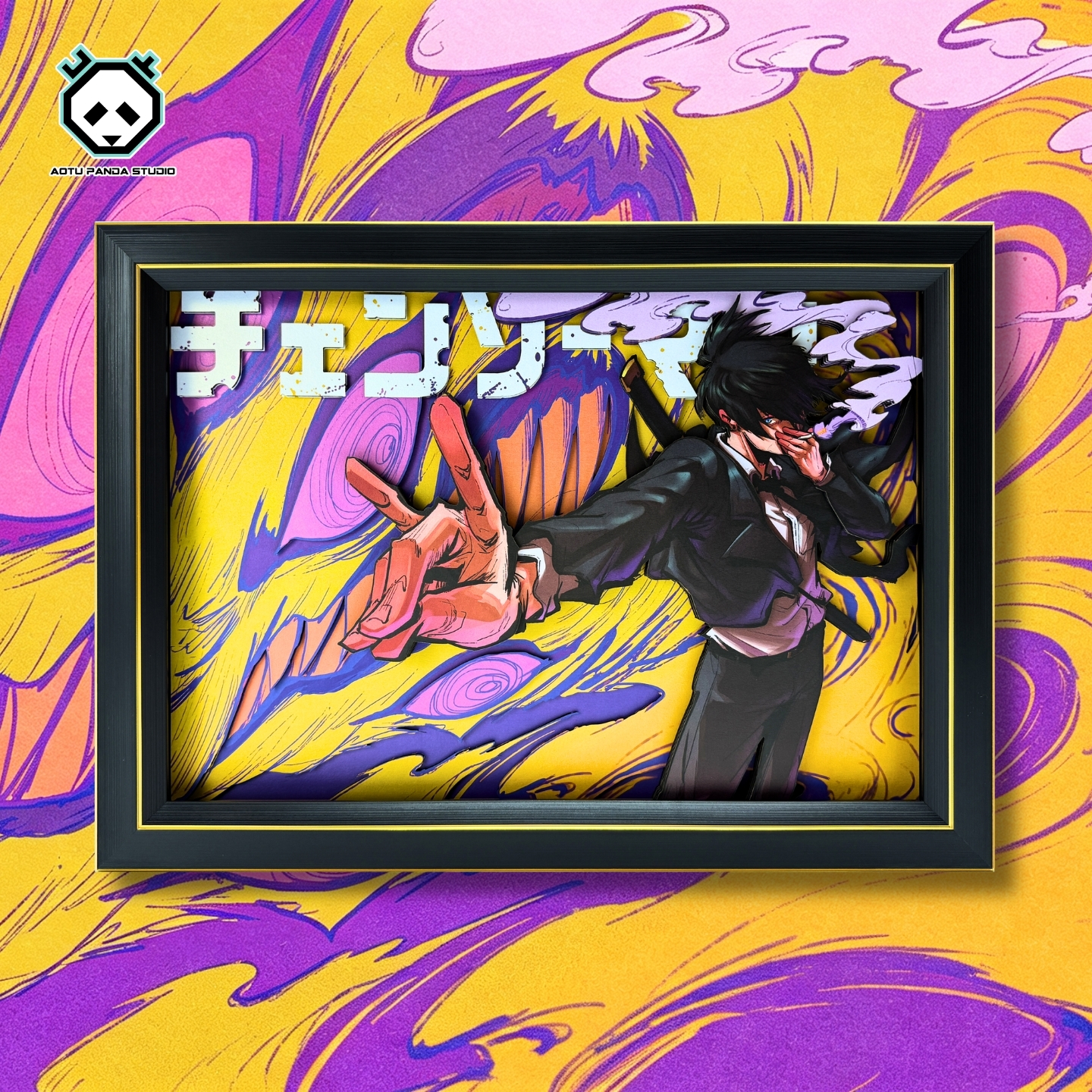 【In stock】Decorative Painting of Hayakawa Aki-Chainsaw Man-Aotu Panda Studio