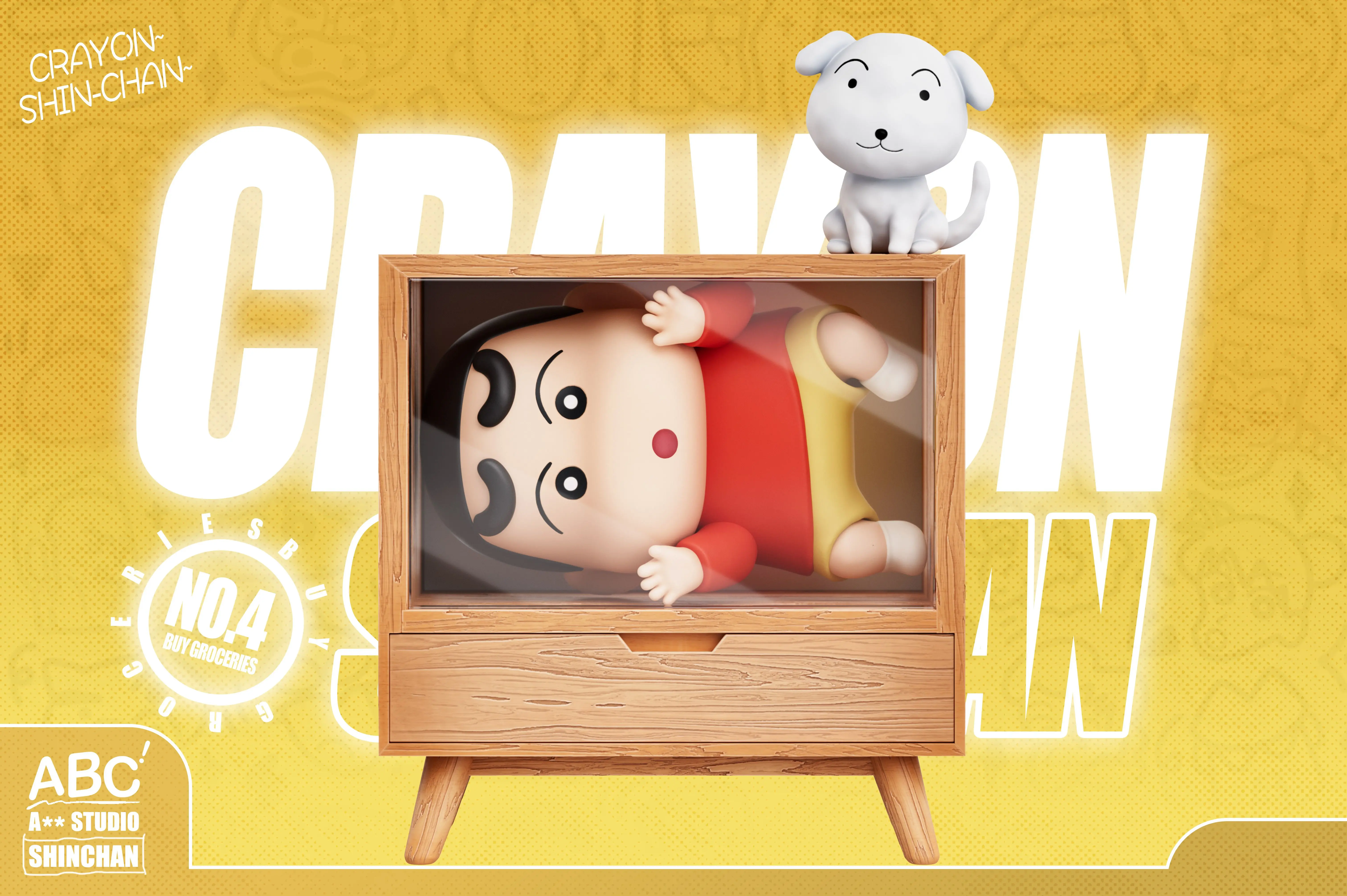 【Pre-sale】004 野原 しんのすけ in Cabinet-Crayon Shin-chan-ABC Studio