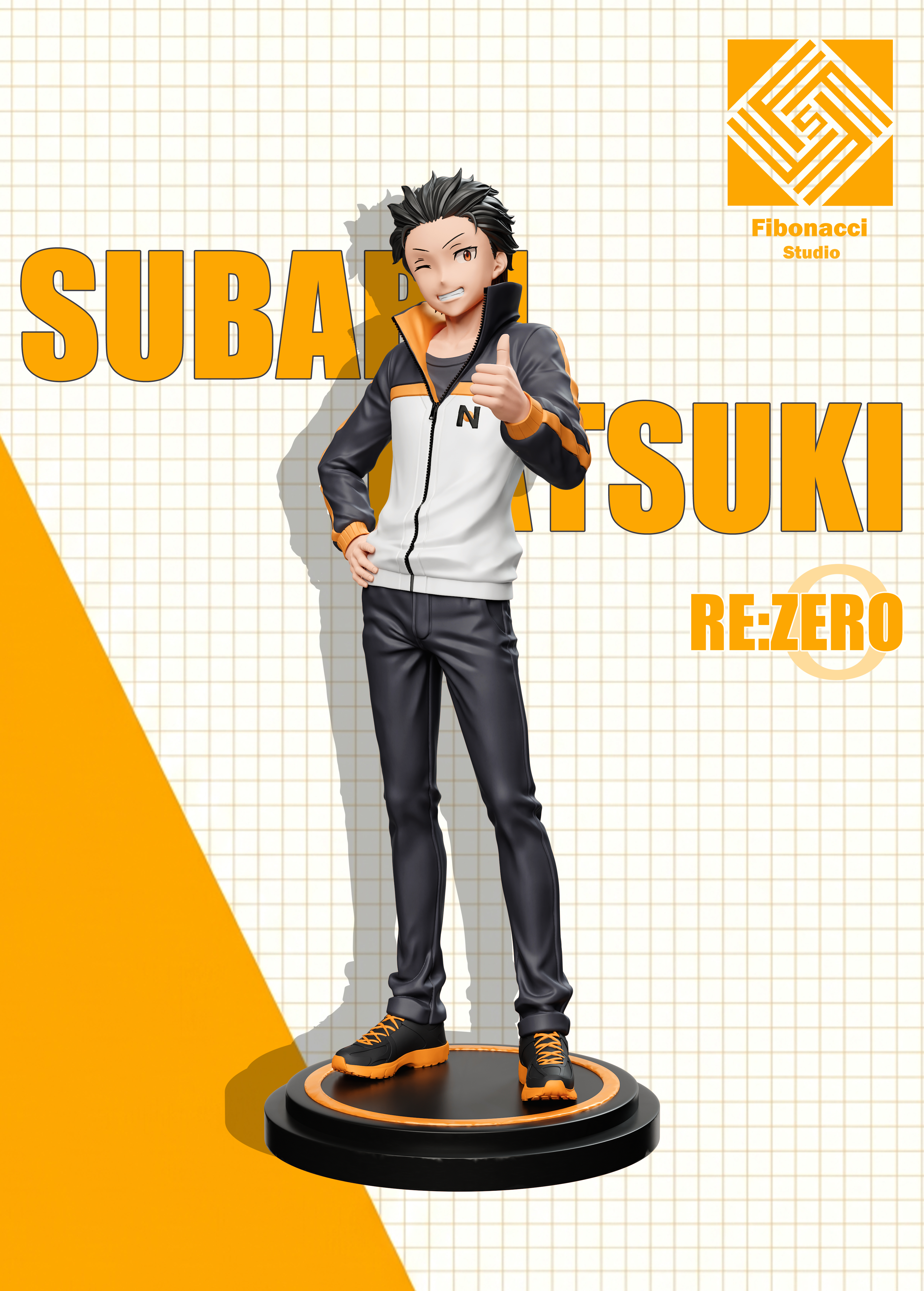 【Pre-sale】1/6 Scale Natsuki Subaru-Re:Starting Life From Zero in a Different World-Fibonacci Studio