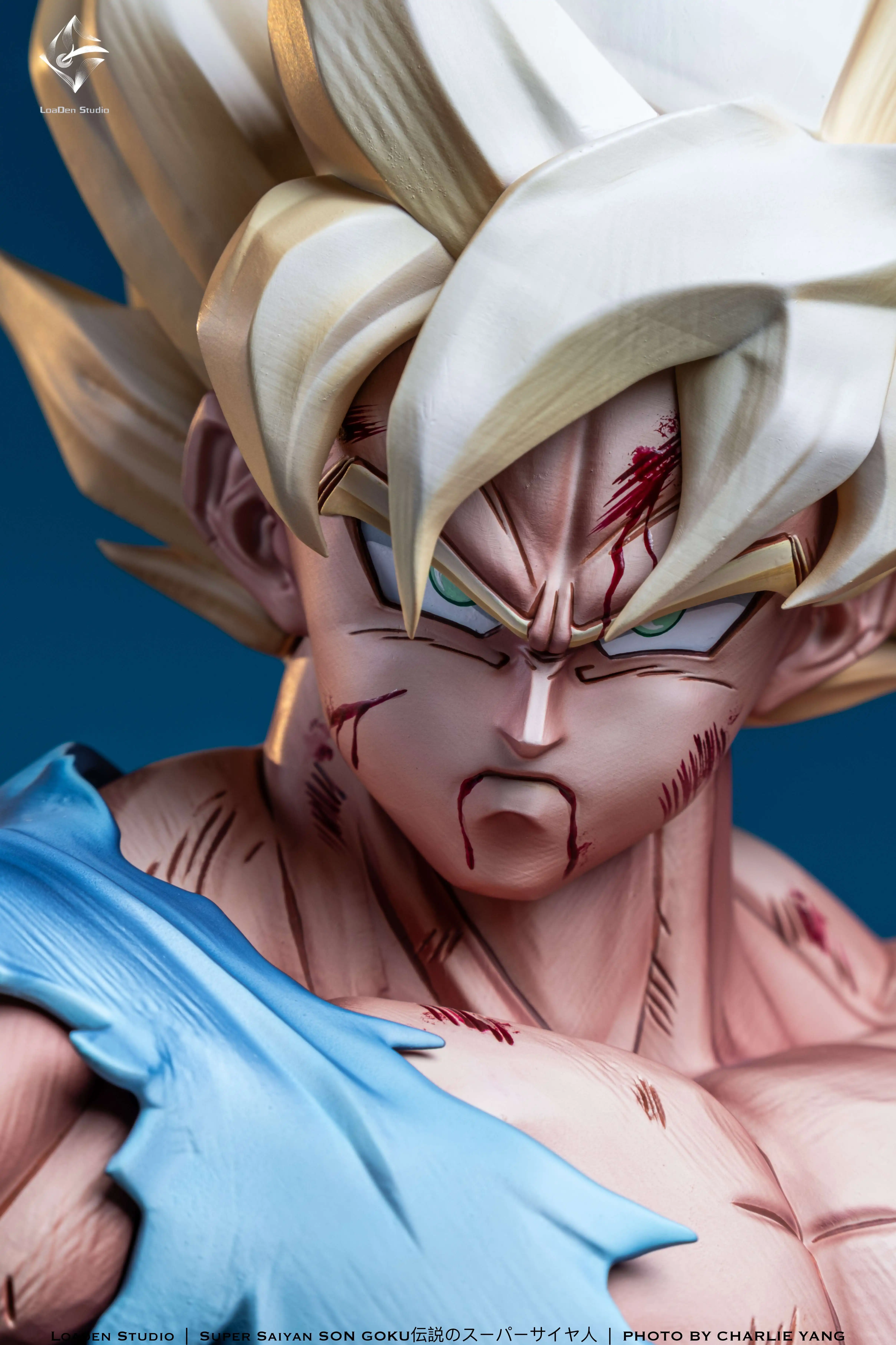 【Pre-sale】1/3 Scale 007 Bust of SS Goku-Dragon Ball-LoaDen Studio