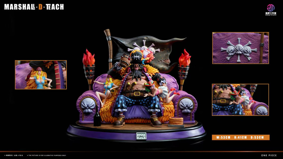 【Pre-sale】1/8 Scale Blackbeard Marshall D Teach-One Piece-DREAM Studio