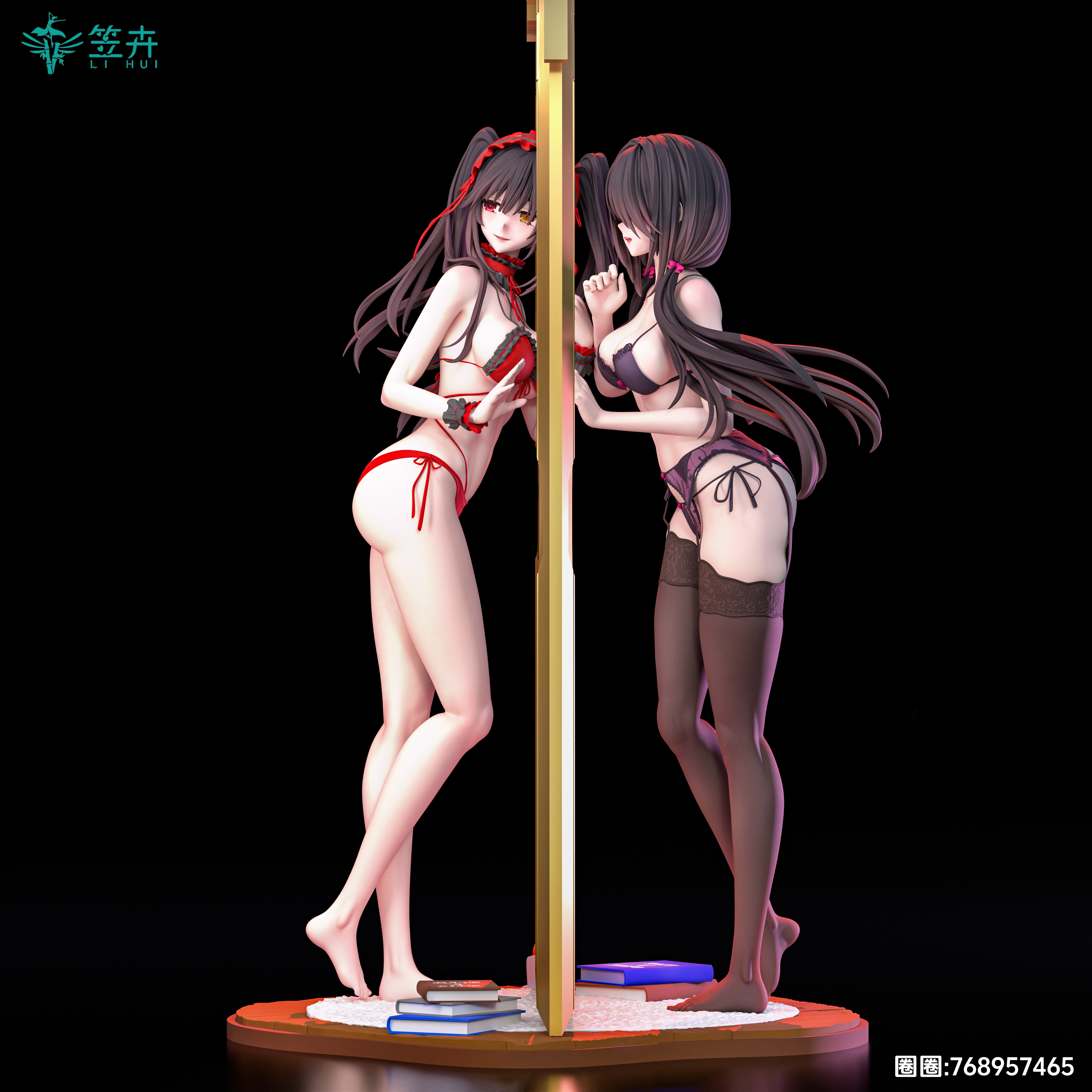 【Pre-sale】1/6 Scale Tokisaki Kurumi-DATE A LIVE-Li Hui Studio