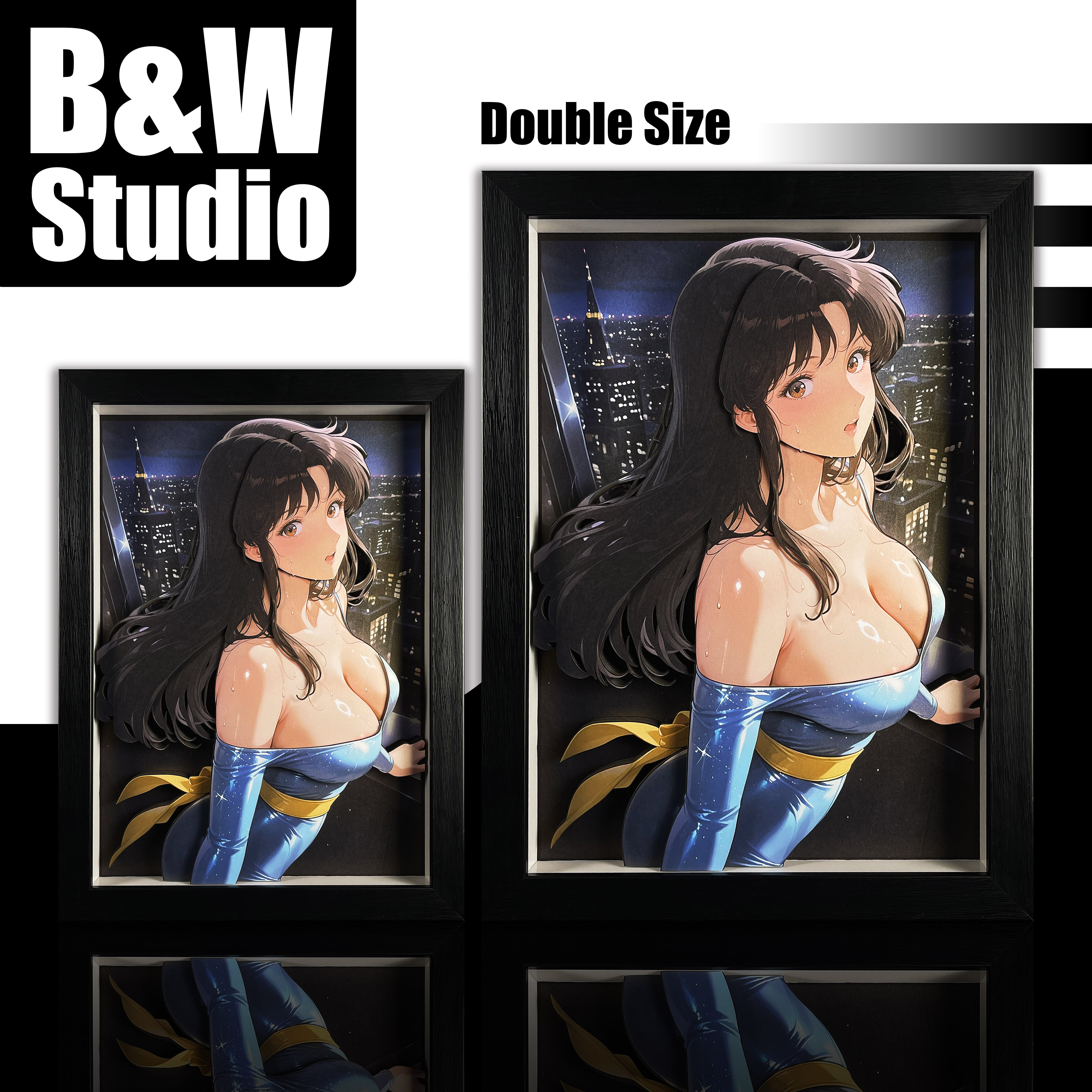 【Pre-sale】Decorative Painting of Kisugi Hitomi-Black and White Studio
