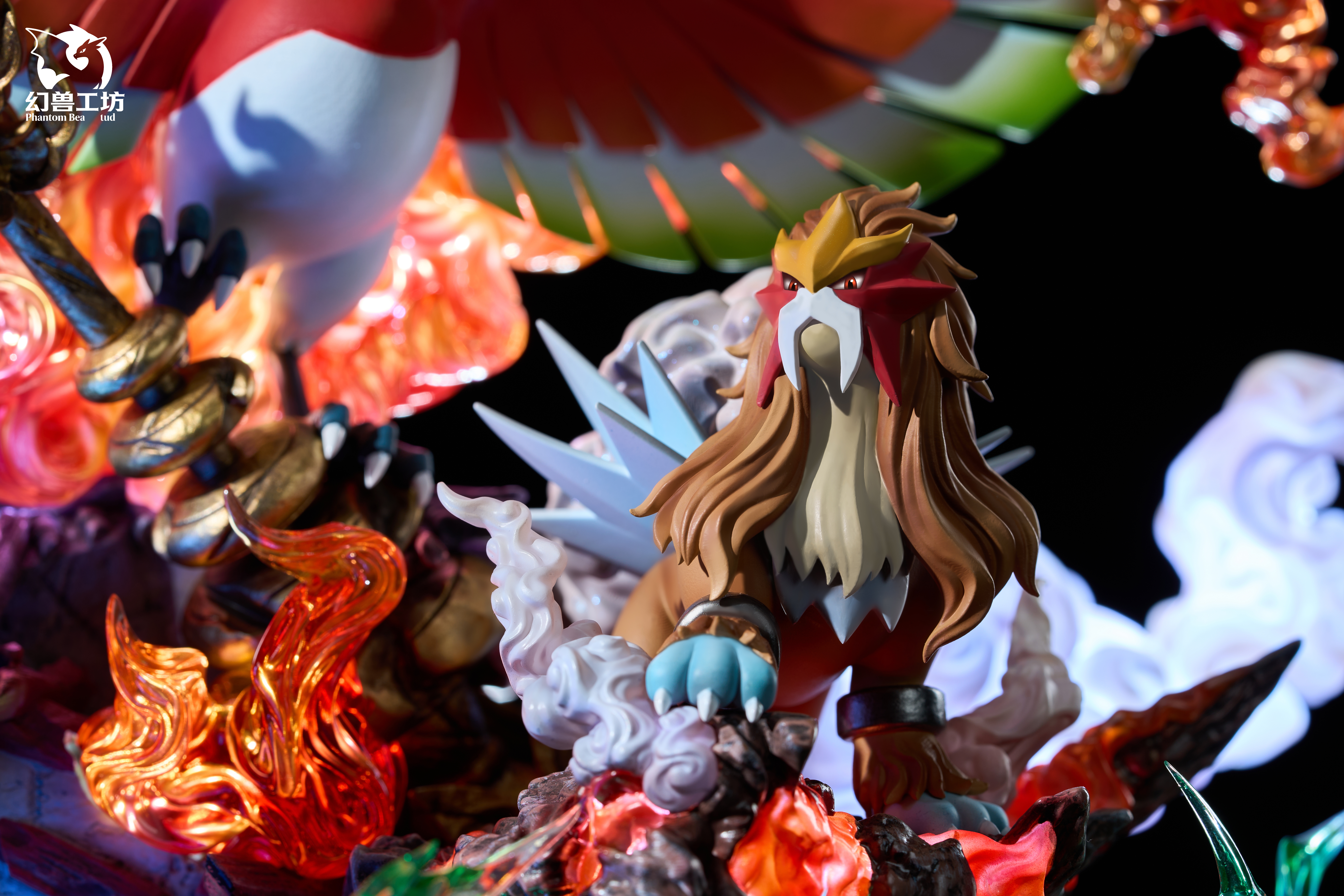 【Pre-sale】Ho-Oh and Legendary beasts with LED-Phantom Beast Studio