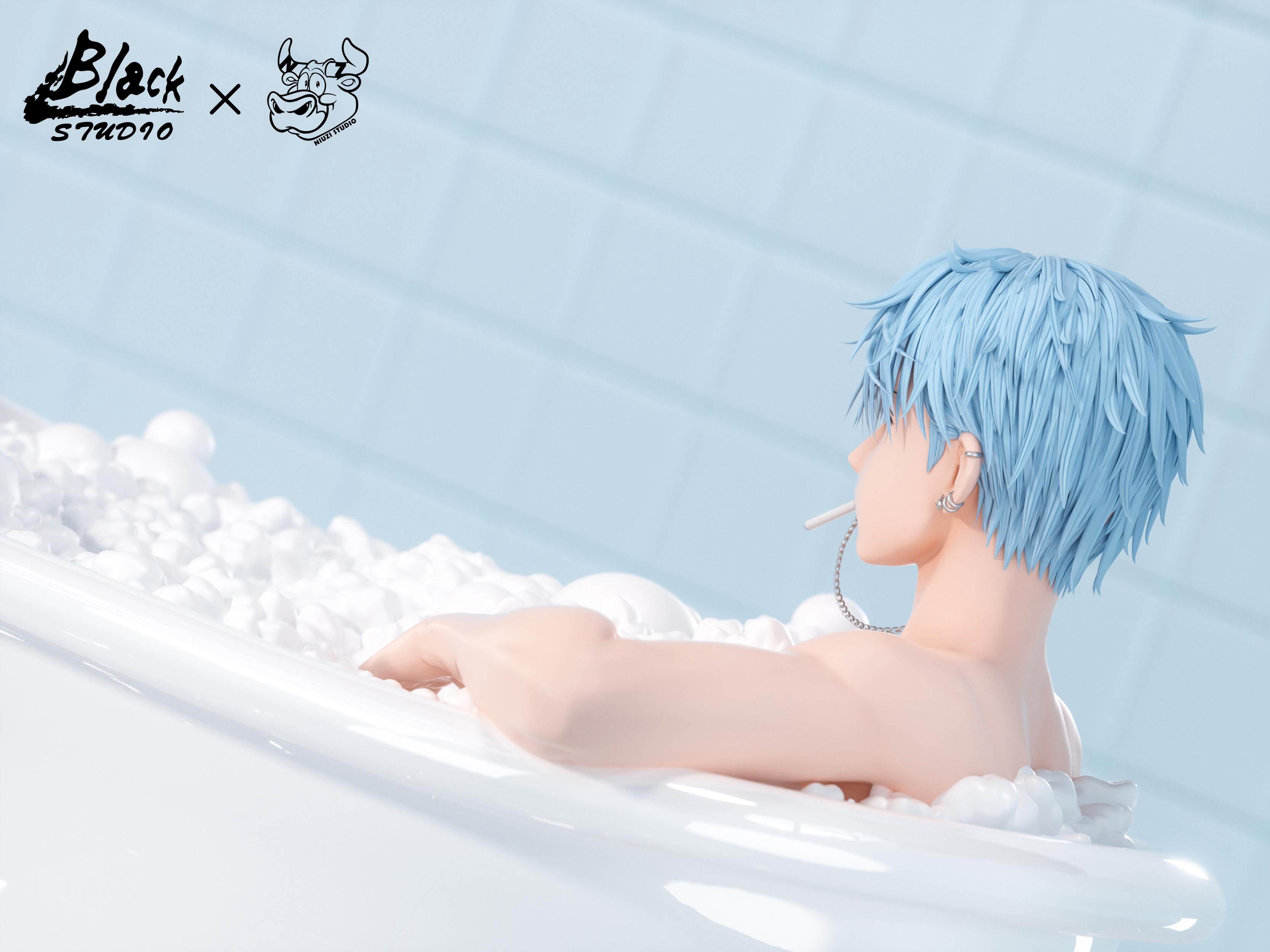 【Pre-sale】1/6 Scale Bathtub Okazaki Shinichi-BLACK and NIUZI Studios