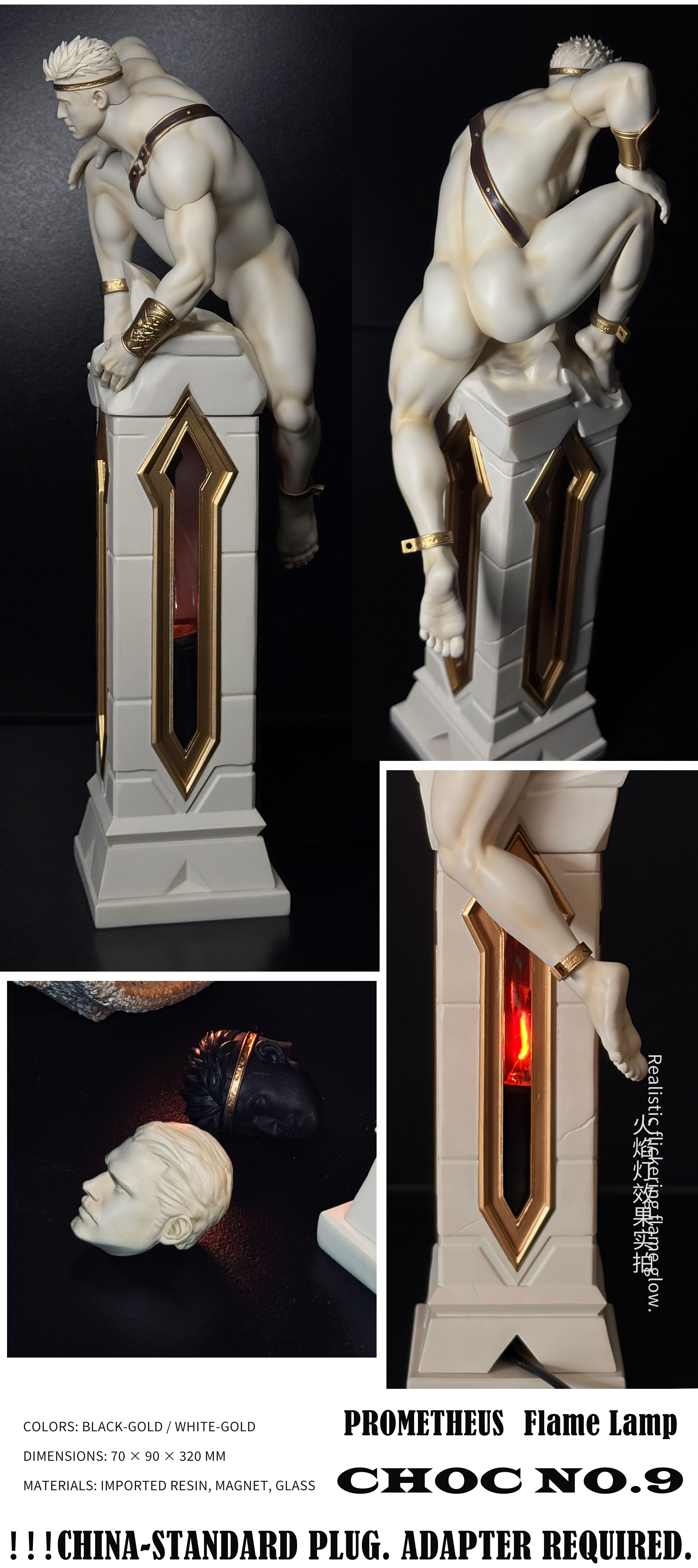 【Pre-sale】NO.9 Prometheus Steals Fire Flame Atmosphere Lamp-CHOC studio