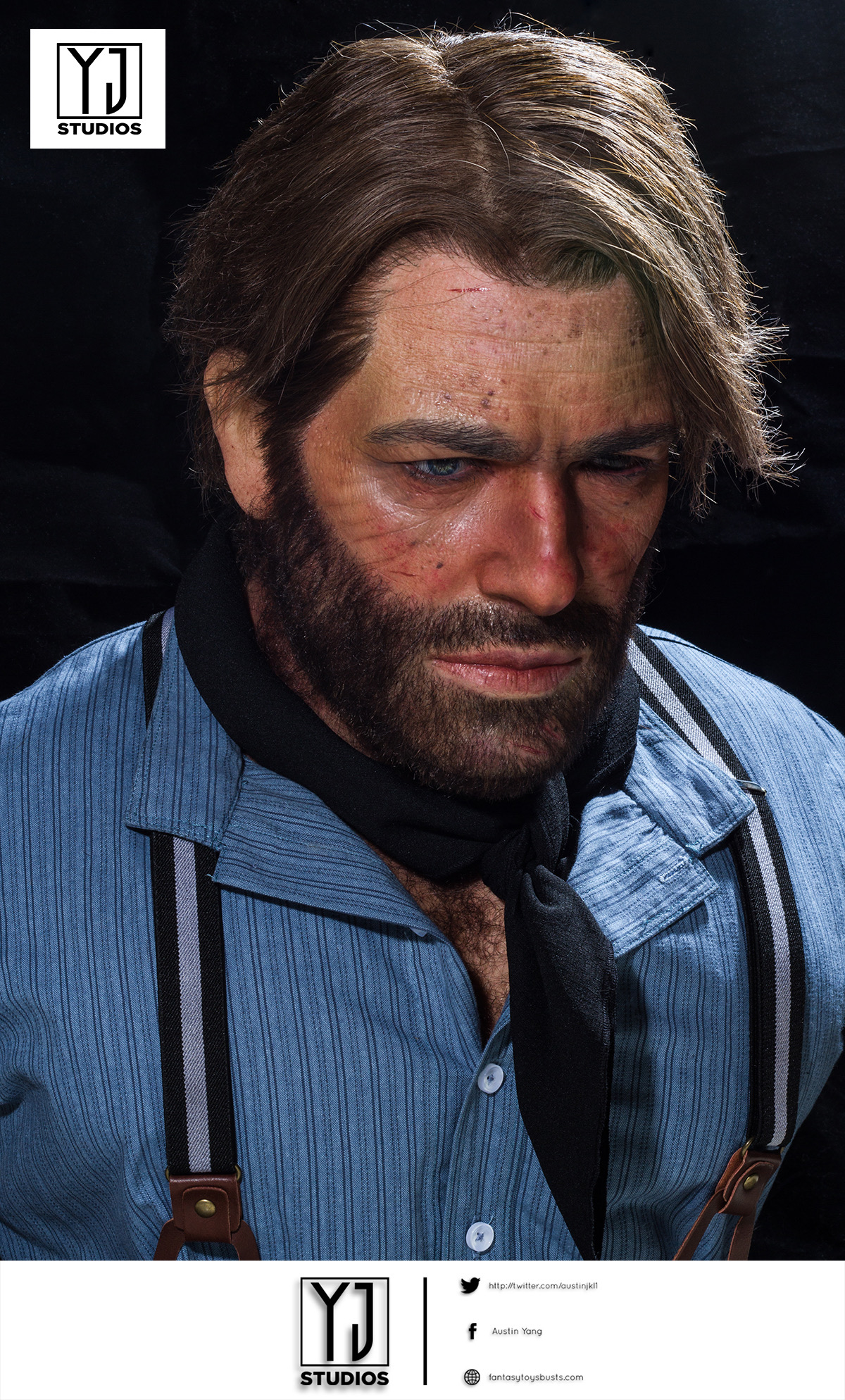 【Pre-sale】1/1 Scale Bust of Arthur Morgan-YJ Studio