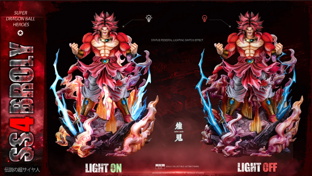 【Pre-sale】SS4 Broly with LED-Dragon Ball-Smoker Studio