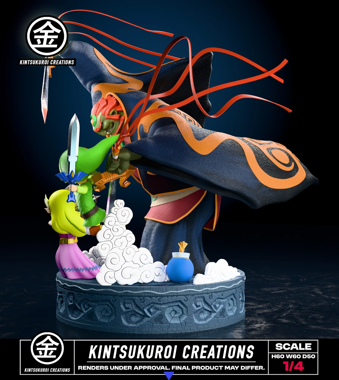 【Pre-sale】1/6 and 1/4 Scale Wind Waker Final Battle Diorama-Kistsukuroi Creations Studio