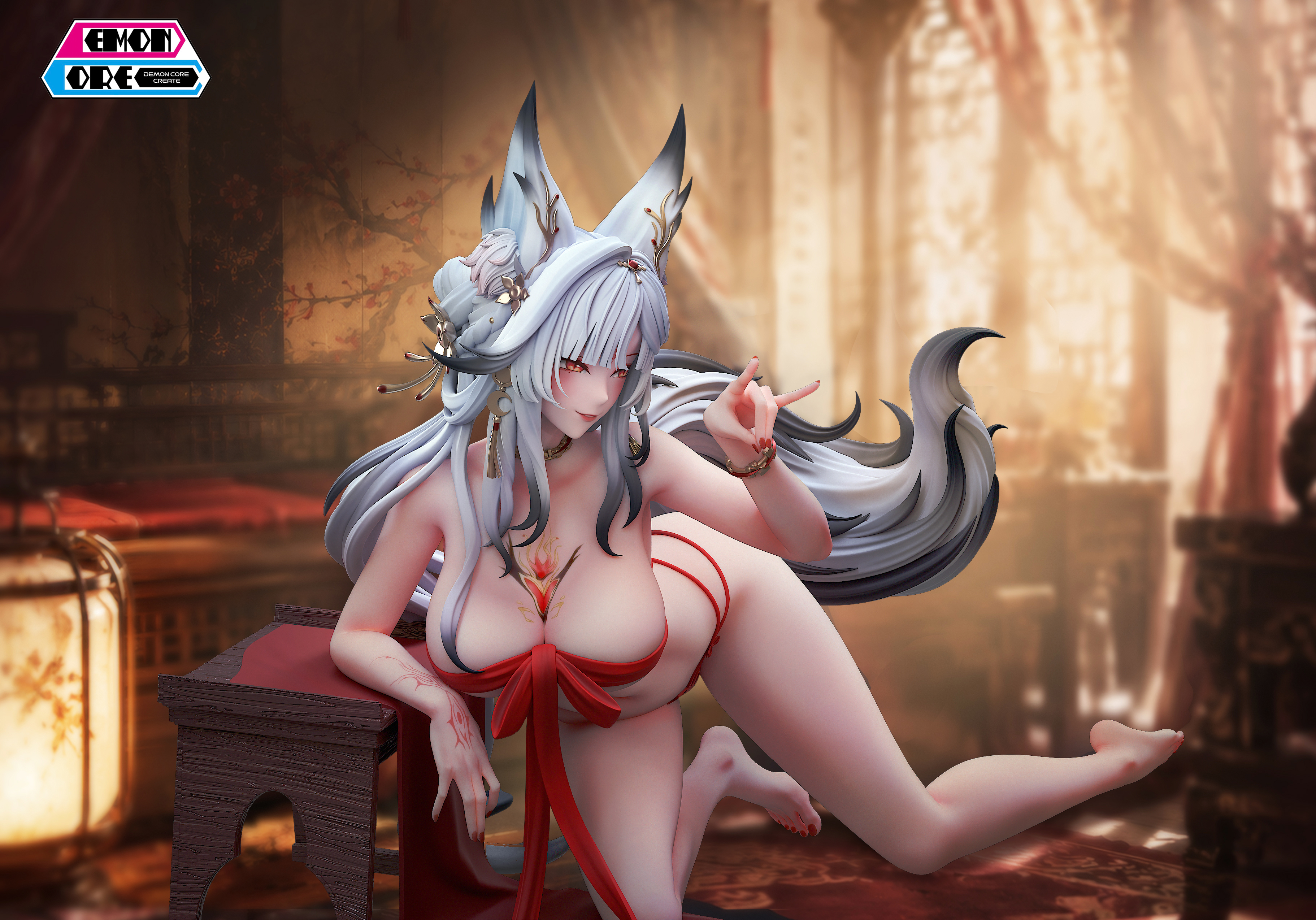【Pre-sale】1/6 Scale Hsin-Wuthering Waves-Demon Core Studio