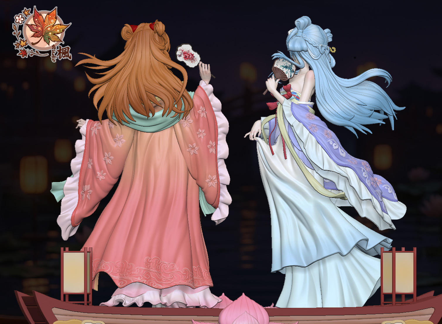 【Pre-sale】1/6 Scale Ayanami Rei and Asuka-EVA-FengYe Studio