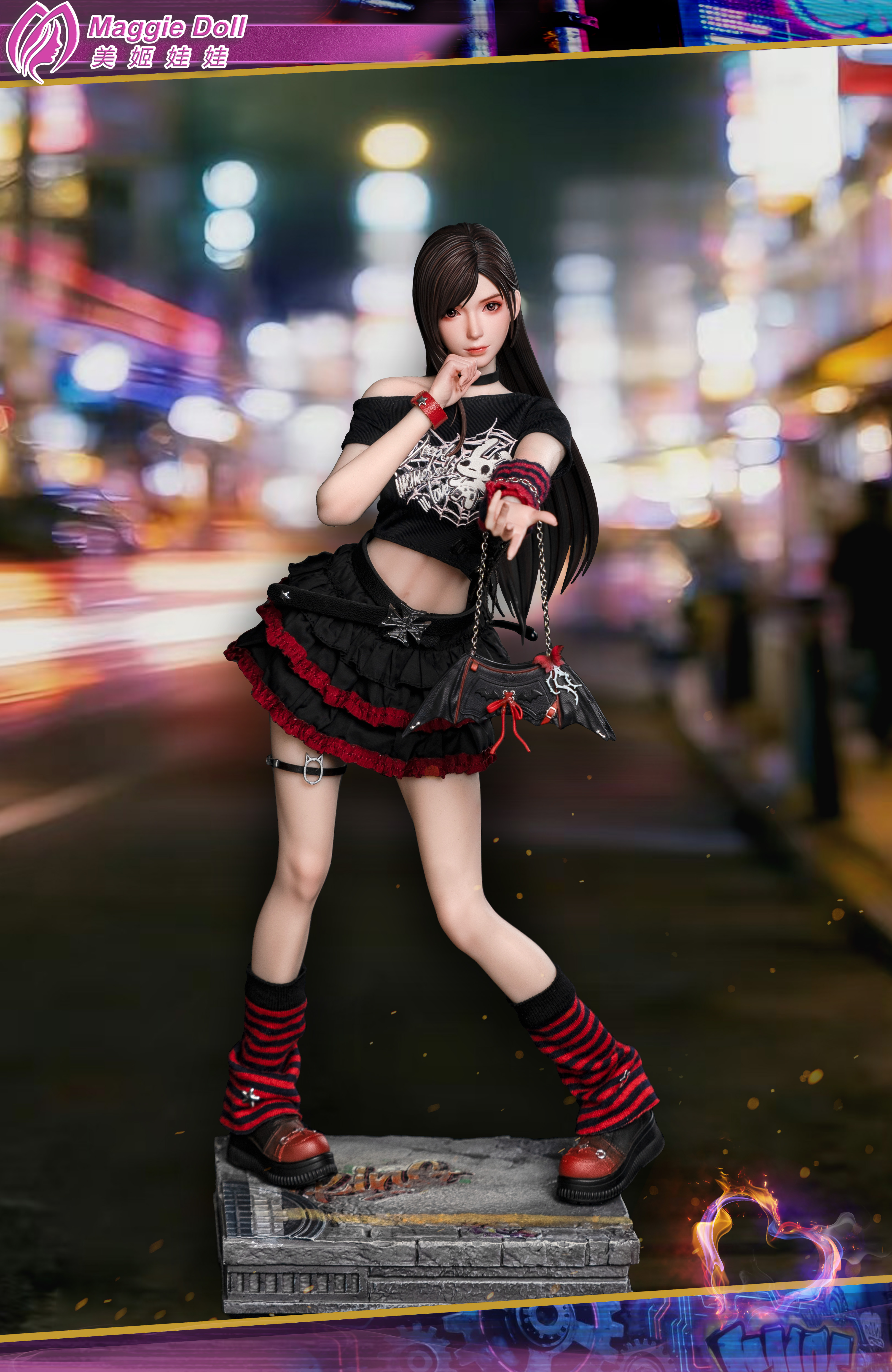 【Pre-sale】1/6 Scale Cyberpunk Girl Tia-Maggie Doll Studio
