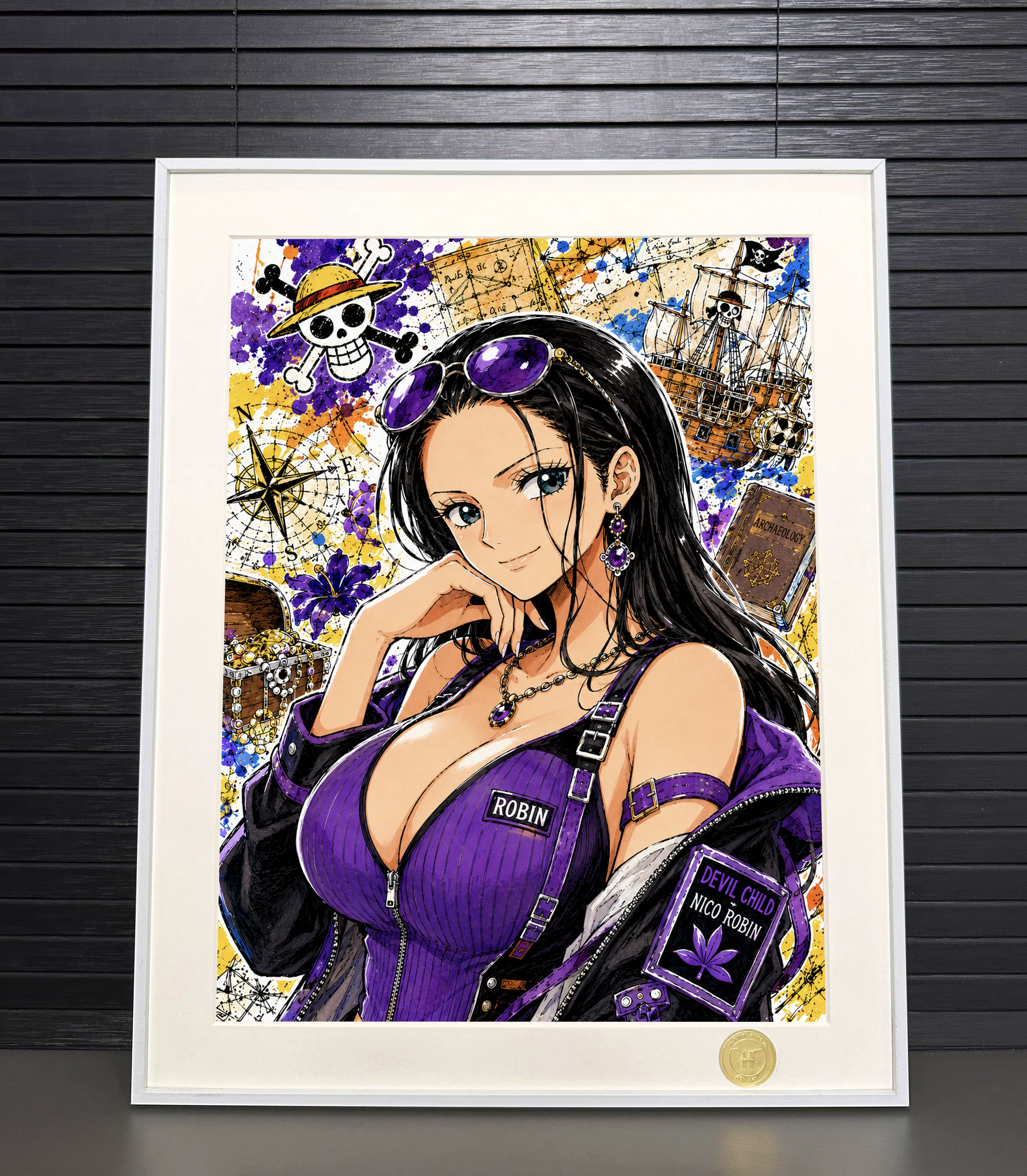 【Pre-sale】Decorative Painting of Nico Robin-One piece-H2 Studio