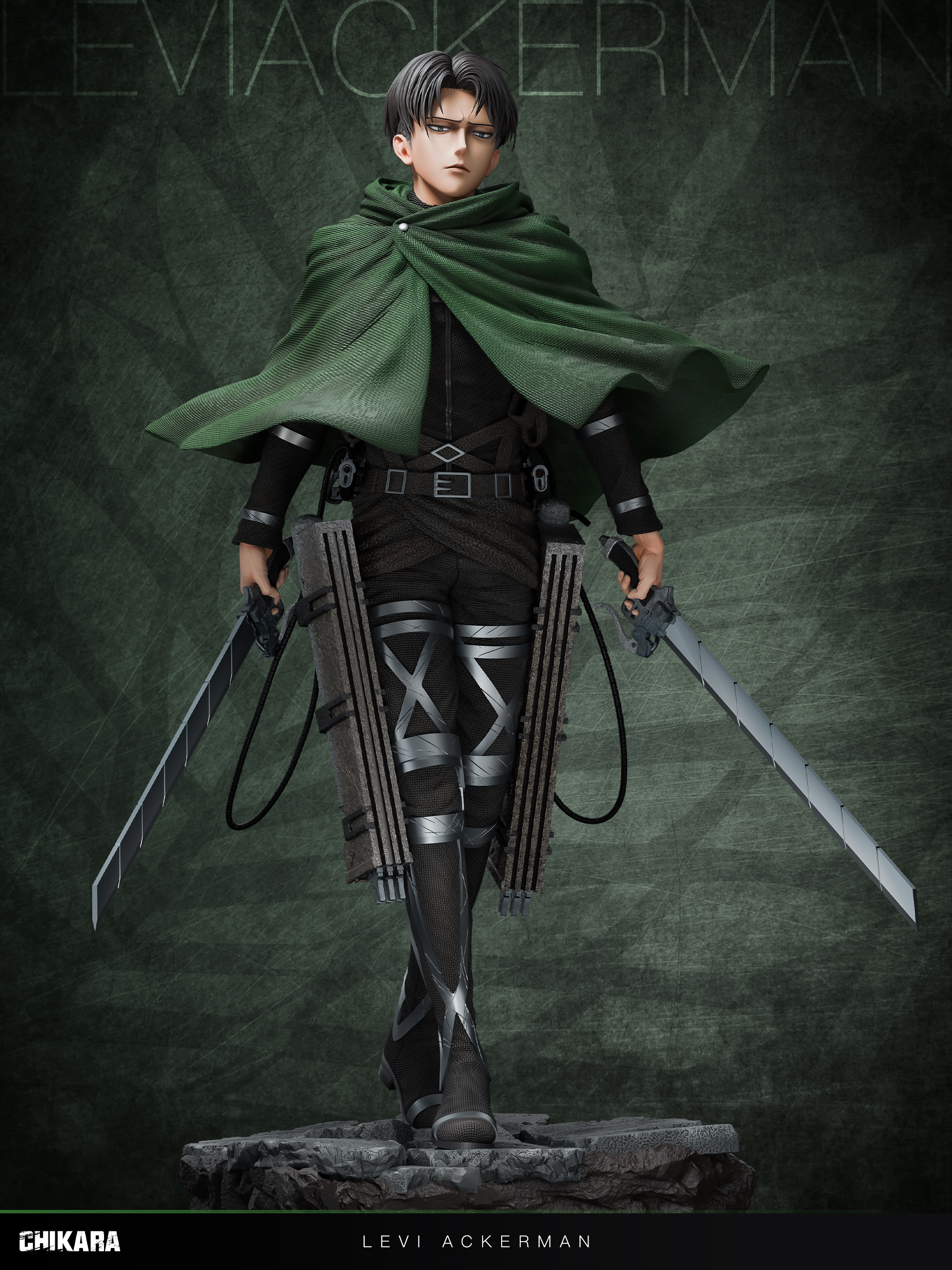 【Pre-sale】1/6 Scale Levi Ackerman-Attack on Titan-CHIKARA Studio