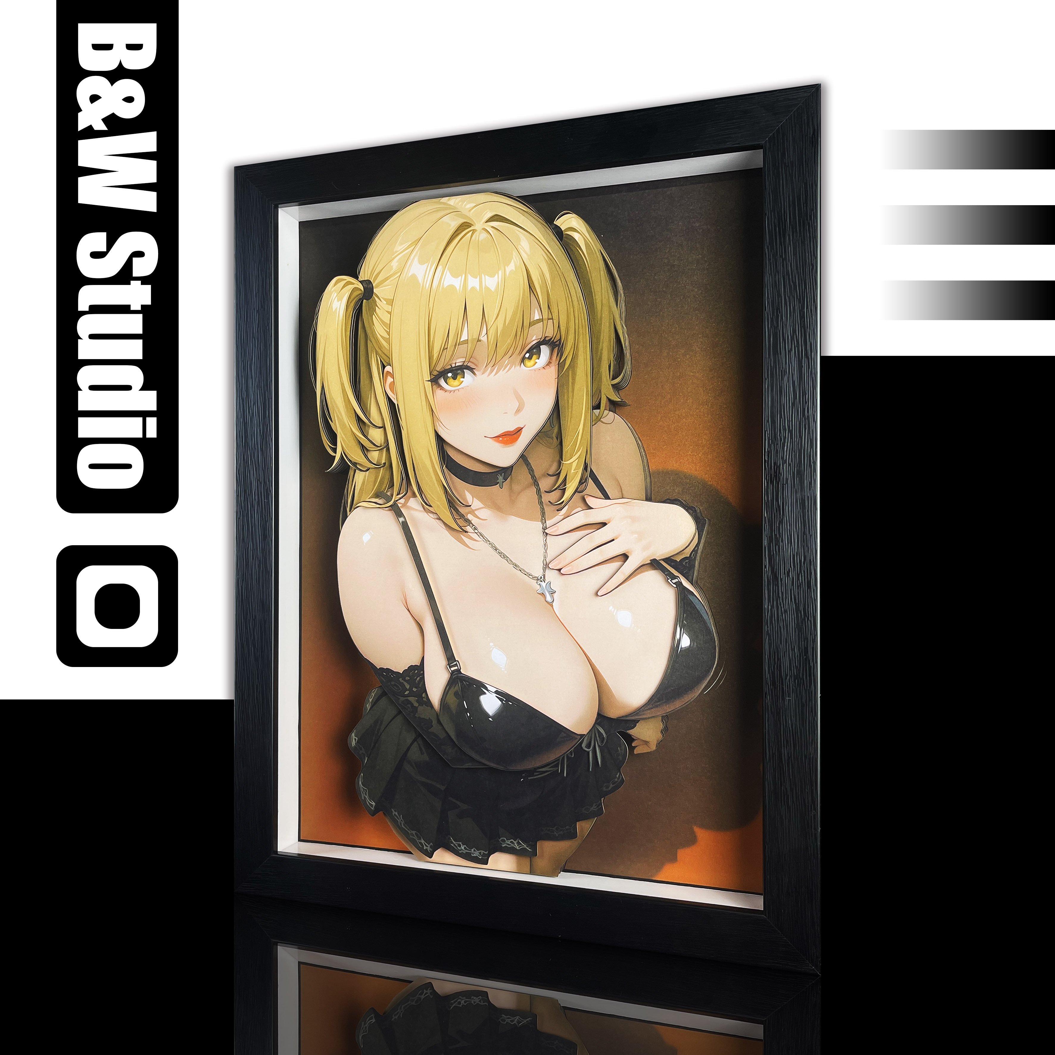 【Pre-sale】Decorative Painting of Misa-Black and White Studio