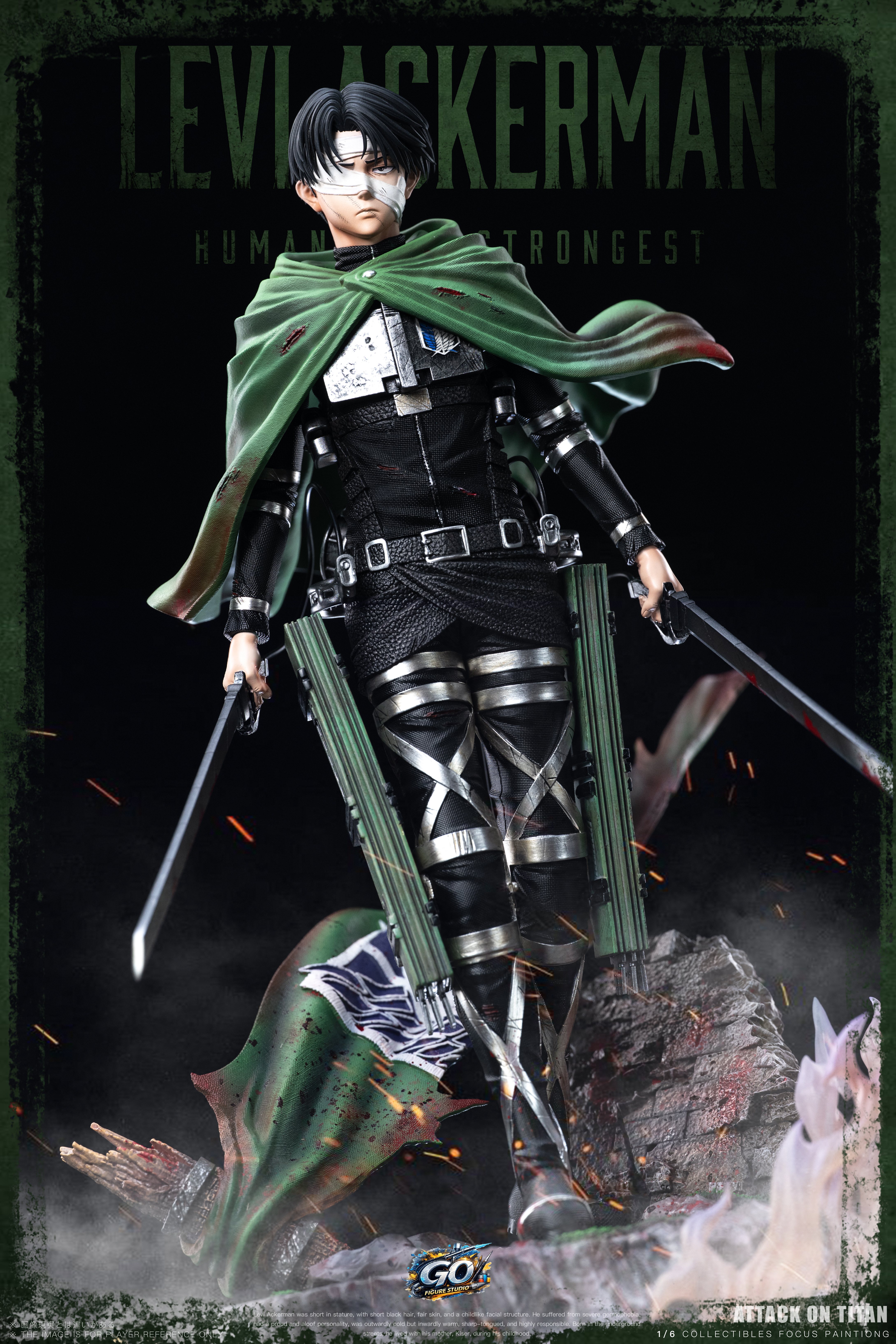 【Pre-sale】Levi-Attack on Titan-GO FIGURE Studio