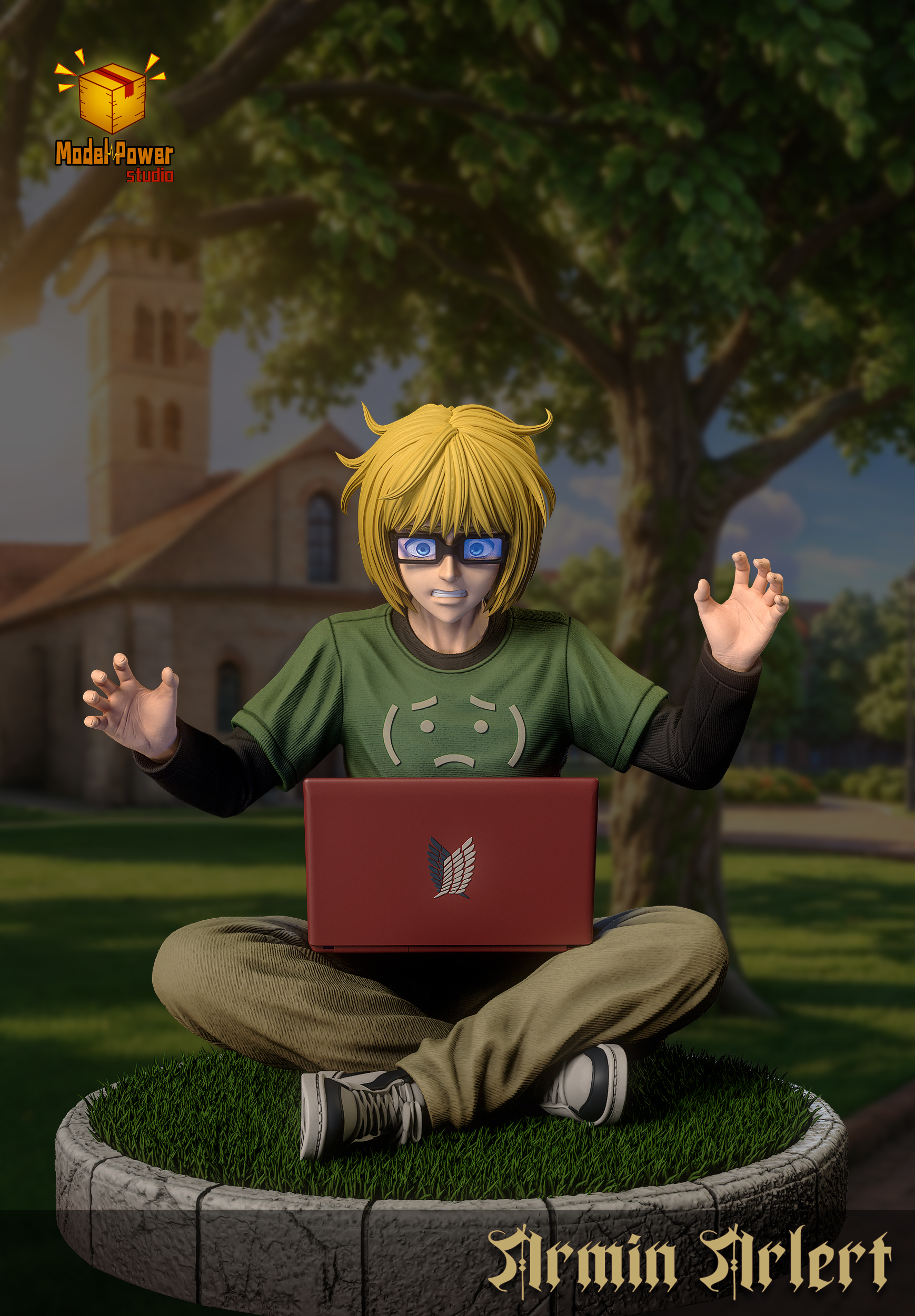 【Pre-sale】Armin and Eren-Attack on Titan-Model Power studio