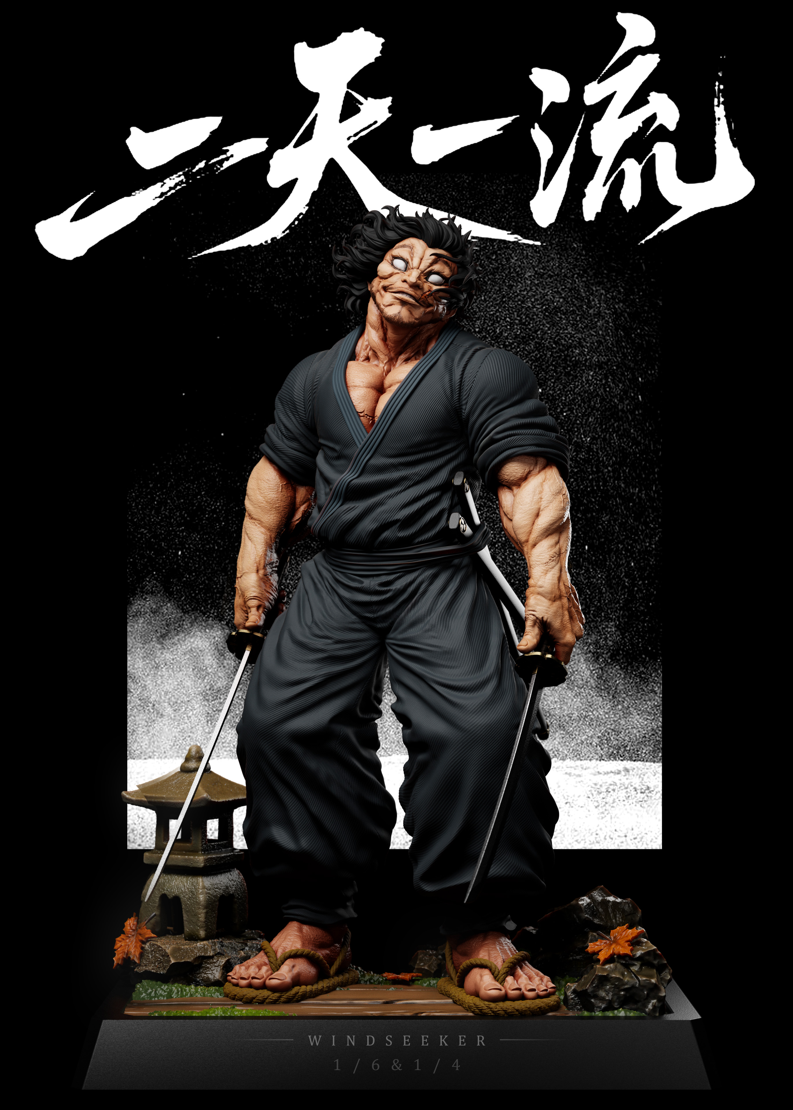 【Pre-sale】1/6 and 1/4 Scale Miyamoto Mussashi-Vagabond-Windseeker Studio