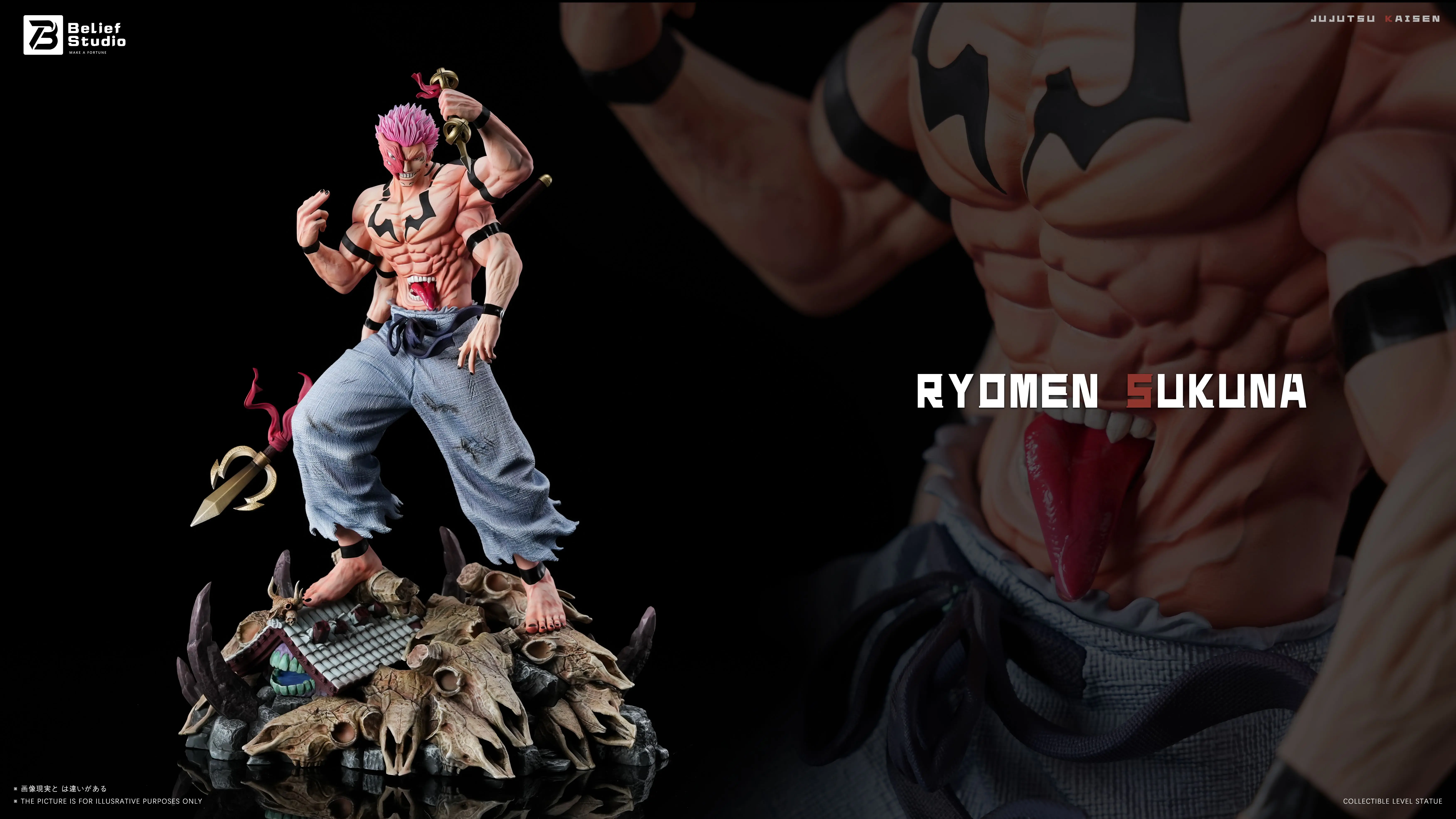 【Pre-sale】1/6 Scale 4 Hands Ryomen Sukuna-Jujutsu Kaisen-Belief Studio