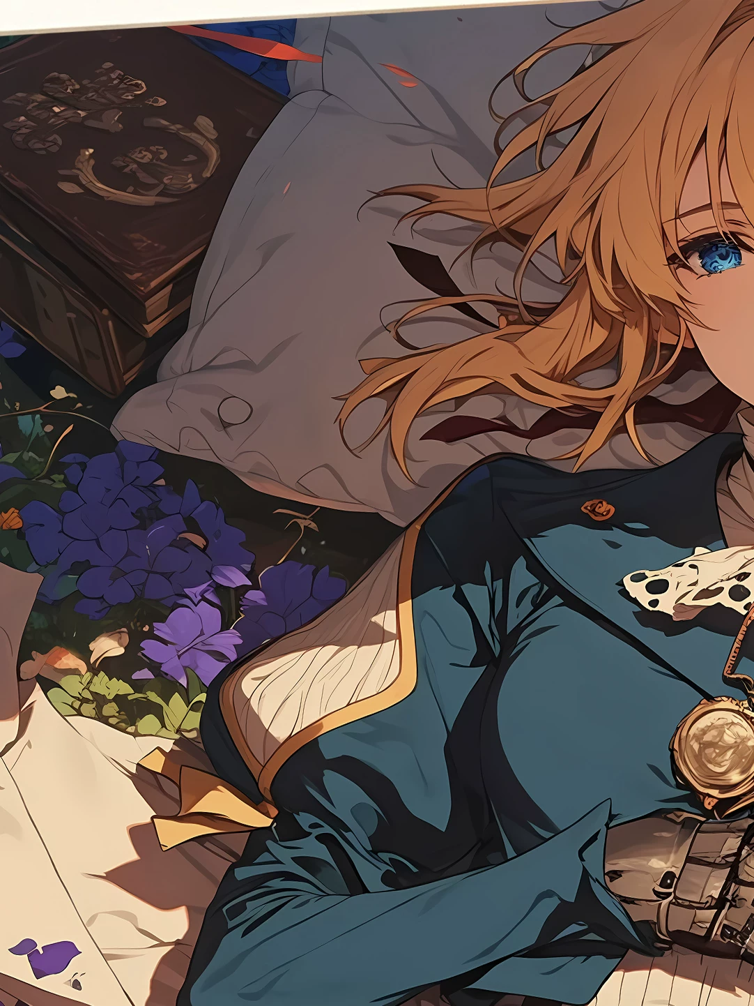 【Pre-sale】Decorative Painting of Lying Violet-Violet Evergarden-XingKong Studio