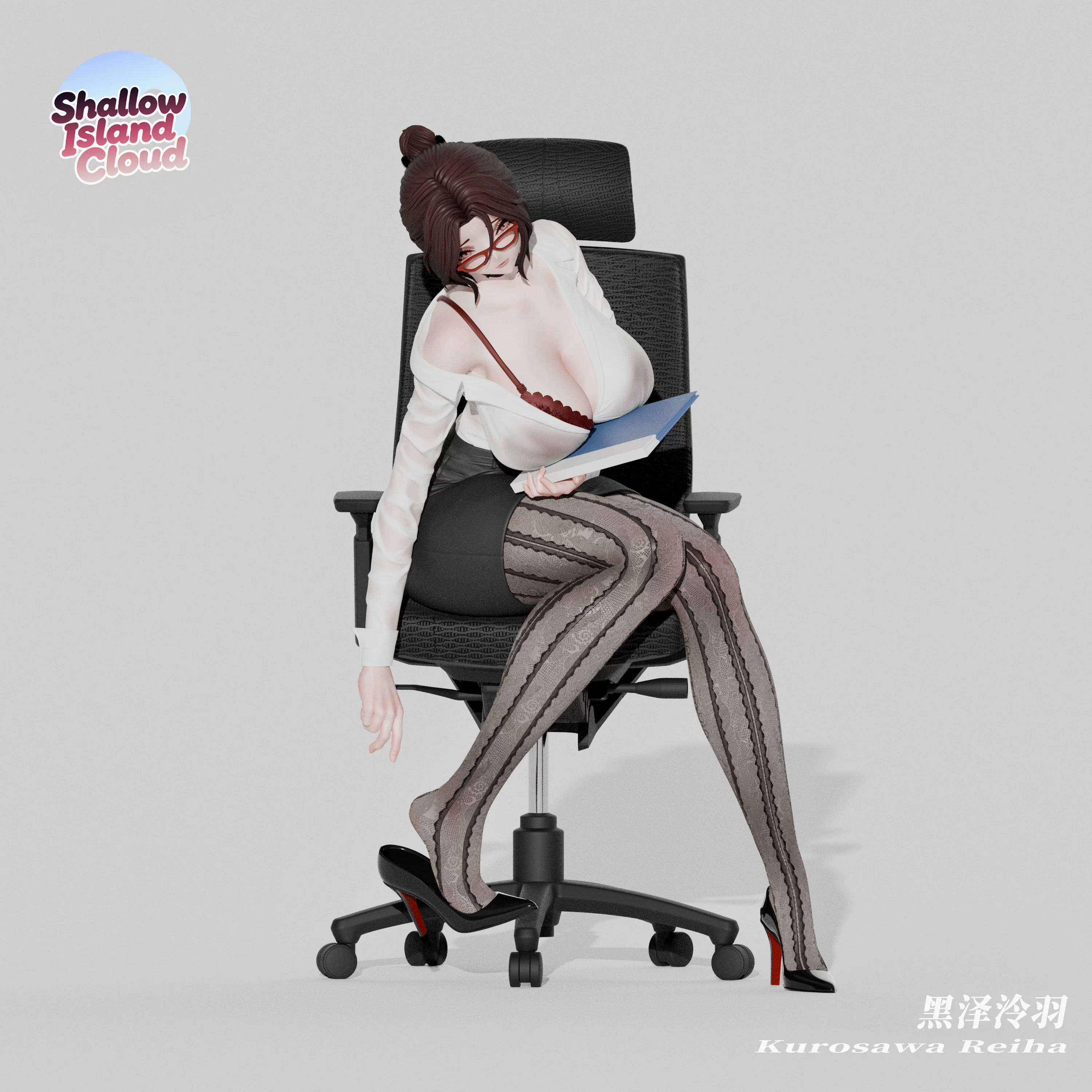 【Pre-sale】1/6 and 1/4 Scale Office Lady Series Kurosawa Reiha-Shallow Island Cloud studio