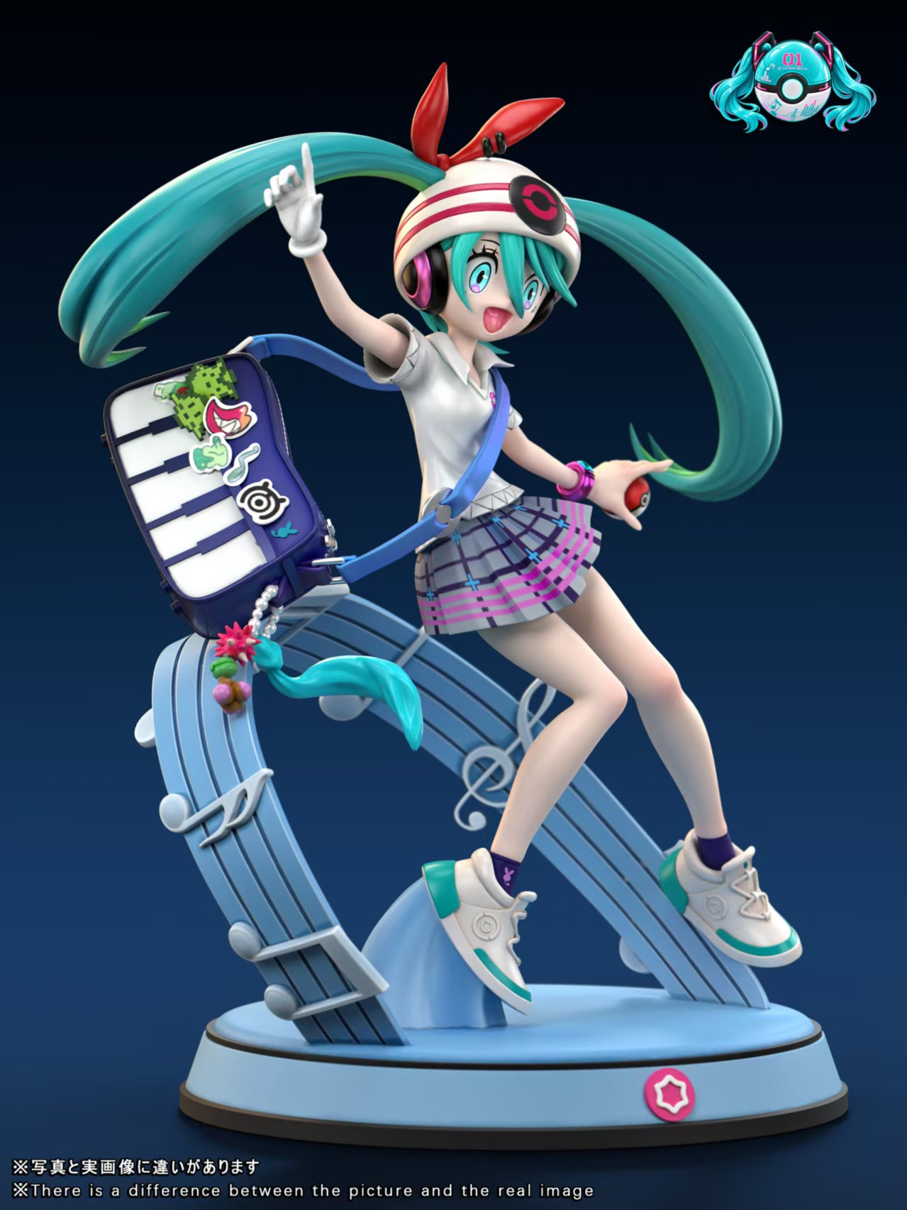 【Pre-sale】1/7 and 1/10 Scale Pokemon Feat. Hatsune Miku Project VOLTAGE-Vocaloid-Miku Studio