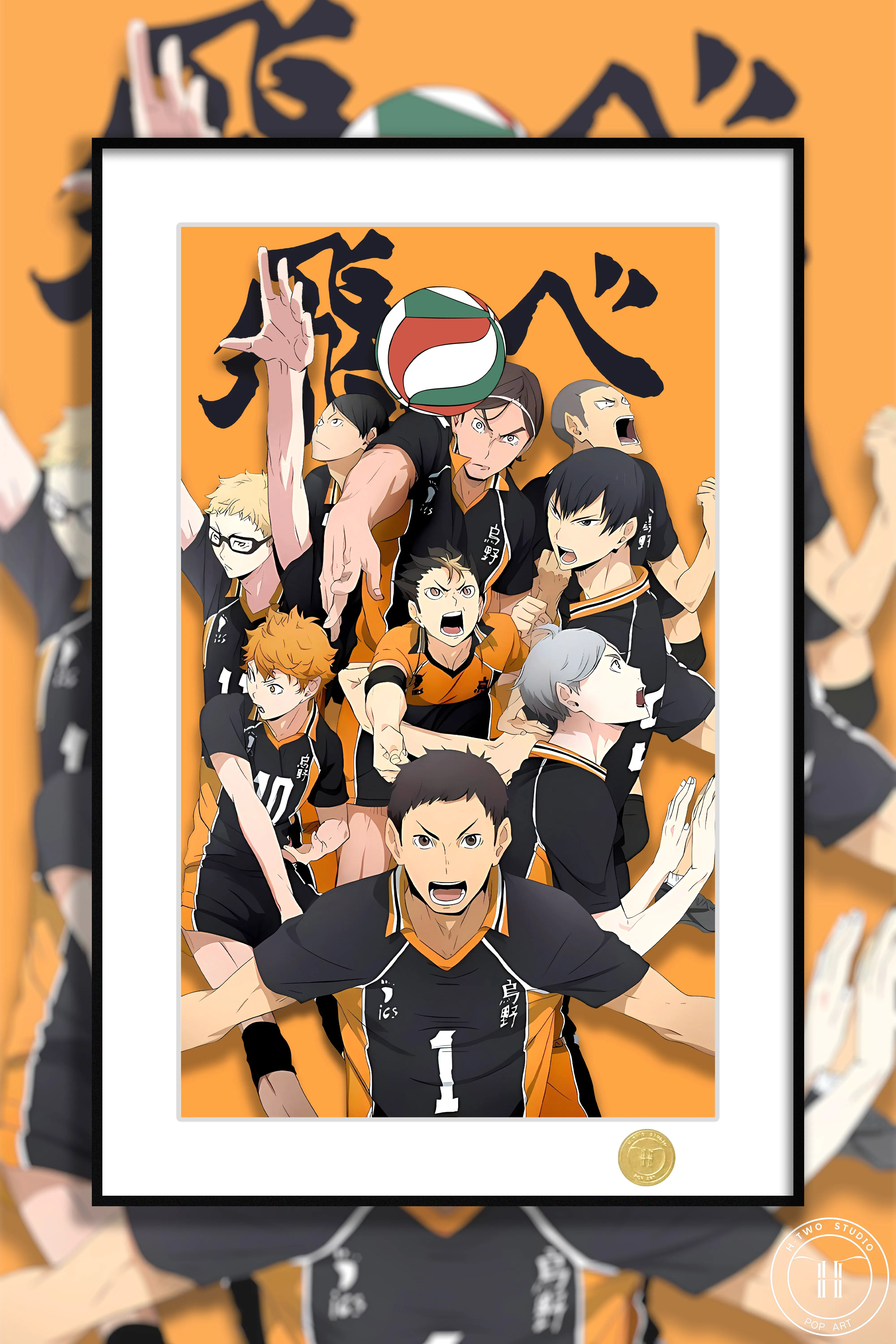 【Pre-sale】Decorative Painting of Volleyball Team-H2 Studio
