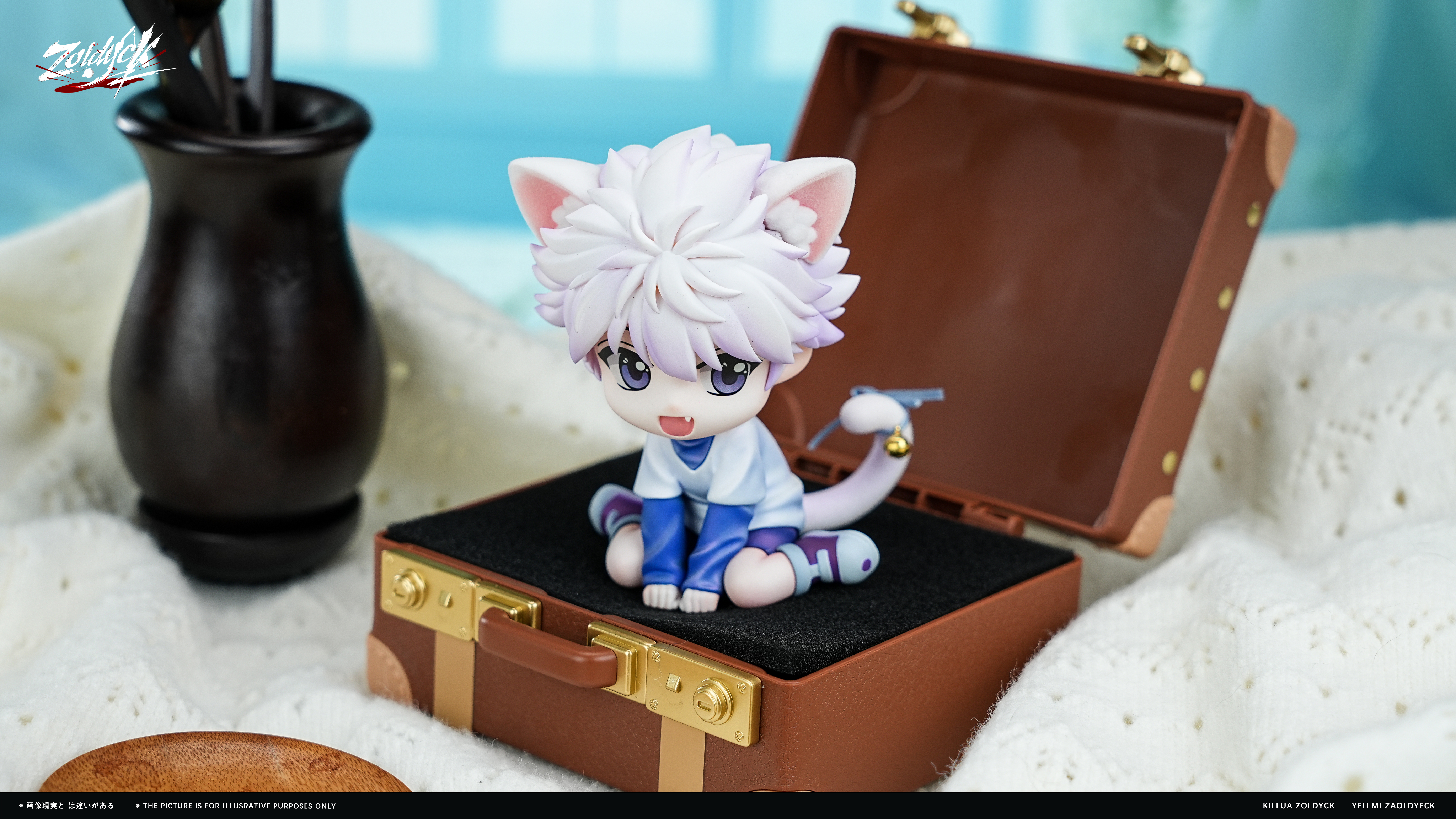 【Pre-sale】Q Version Cat Killua and Yellmi-Hunter X Hunter-Zoldyck (ZDK) Studio