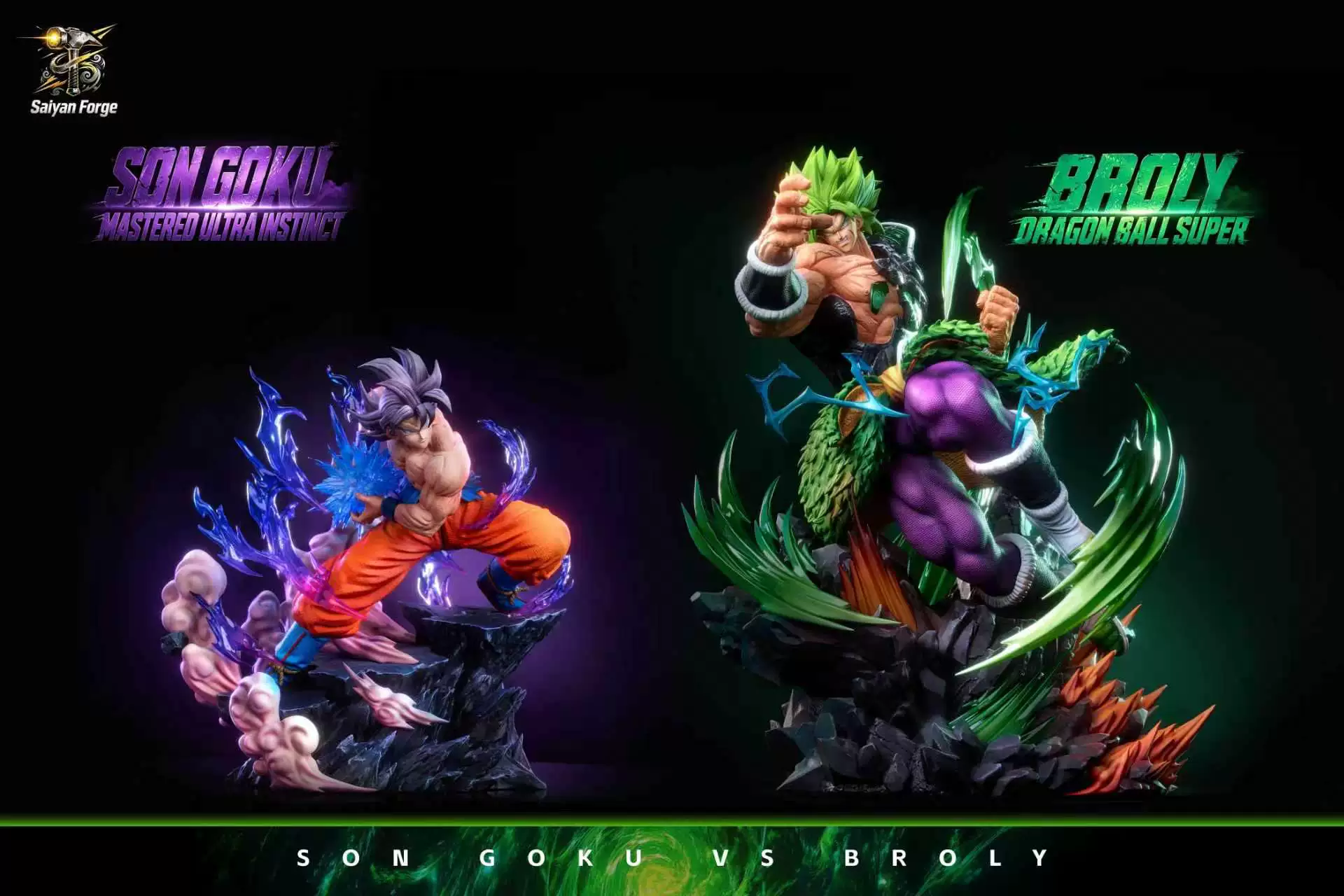 【Pre-sale】1/6 Scale Broli VS Son Goku-Dragon Ball-Saiyan Forge Studio