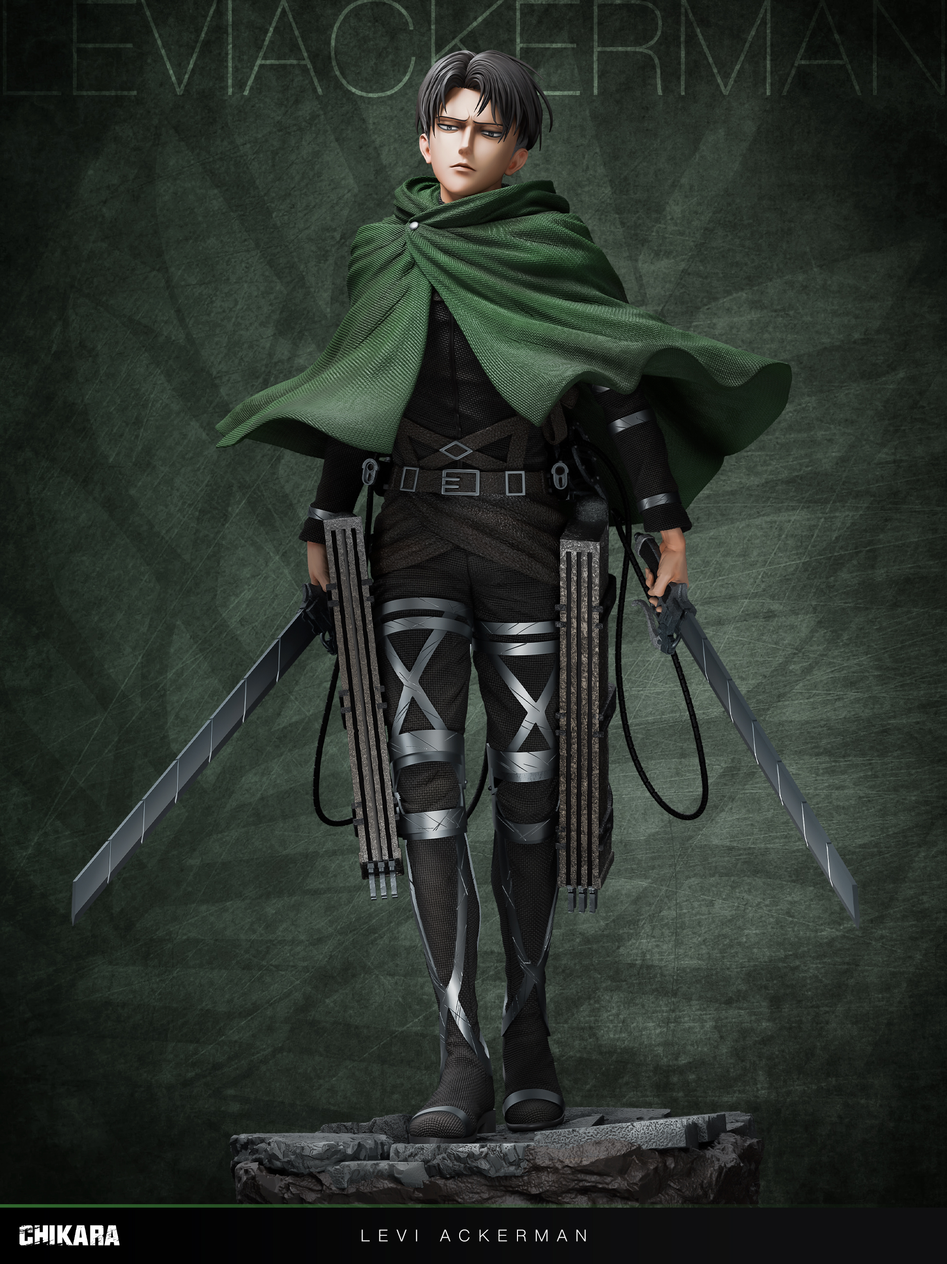 【Pre-sale】1/6 Scale Levi Ackerman-Attack on Titan-CHIKARA Studio