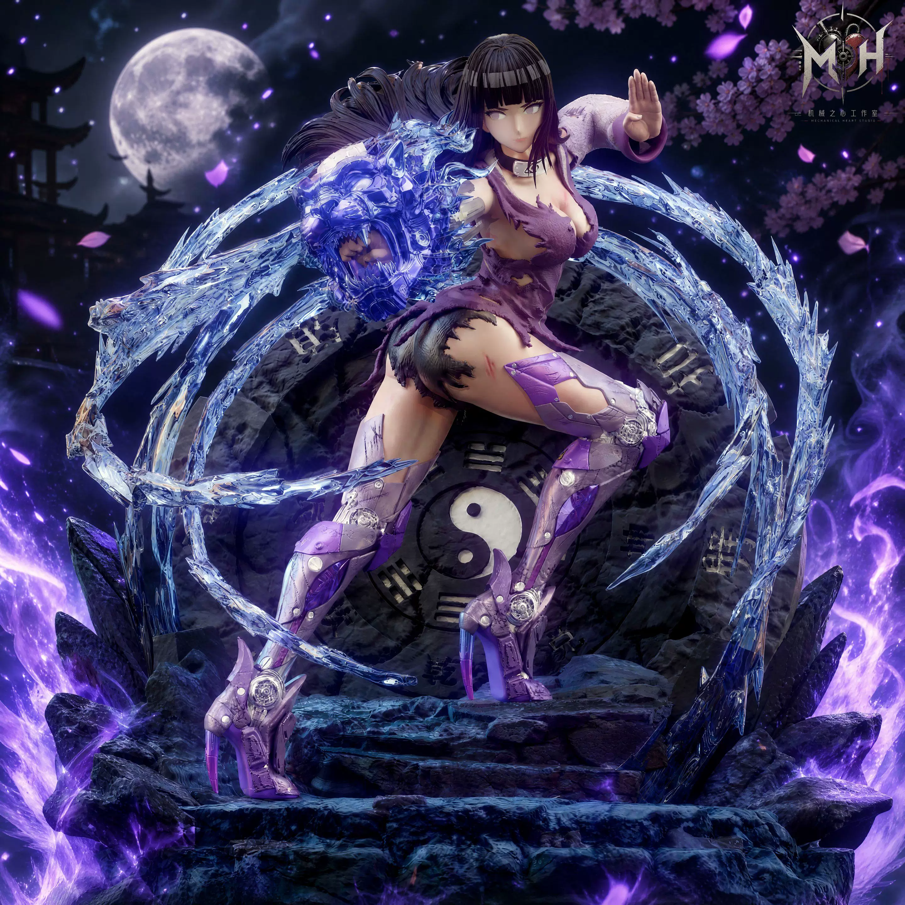 【Pre-sale】1/5 Scale Mechanical Hyūga Hinata-Naruto-MH Studio