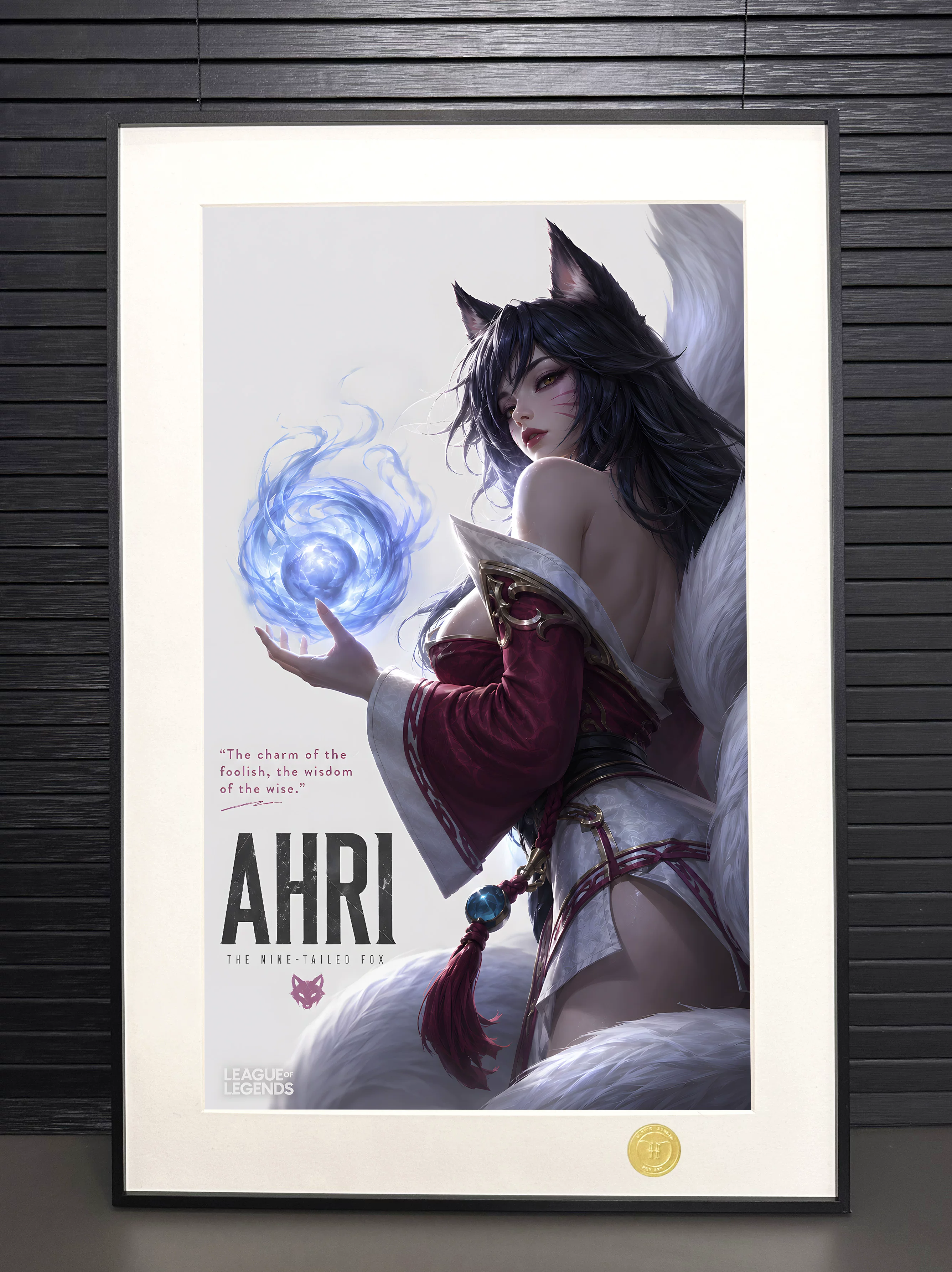 【Pre-sale】Decorative Painting of Ahri-League of Legends-H2 Studio