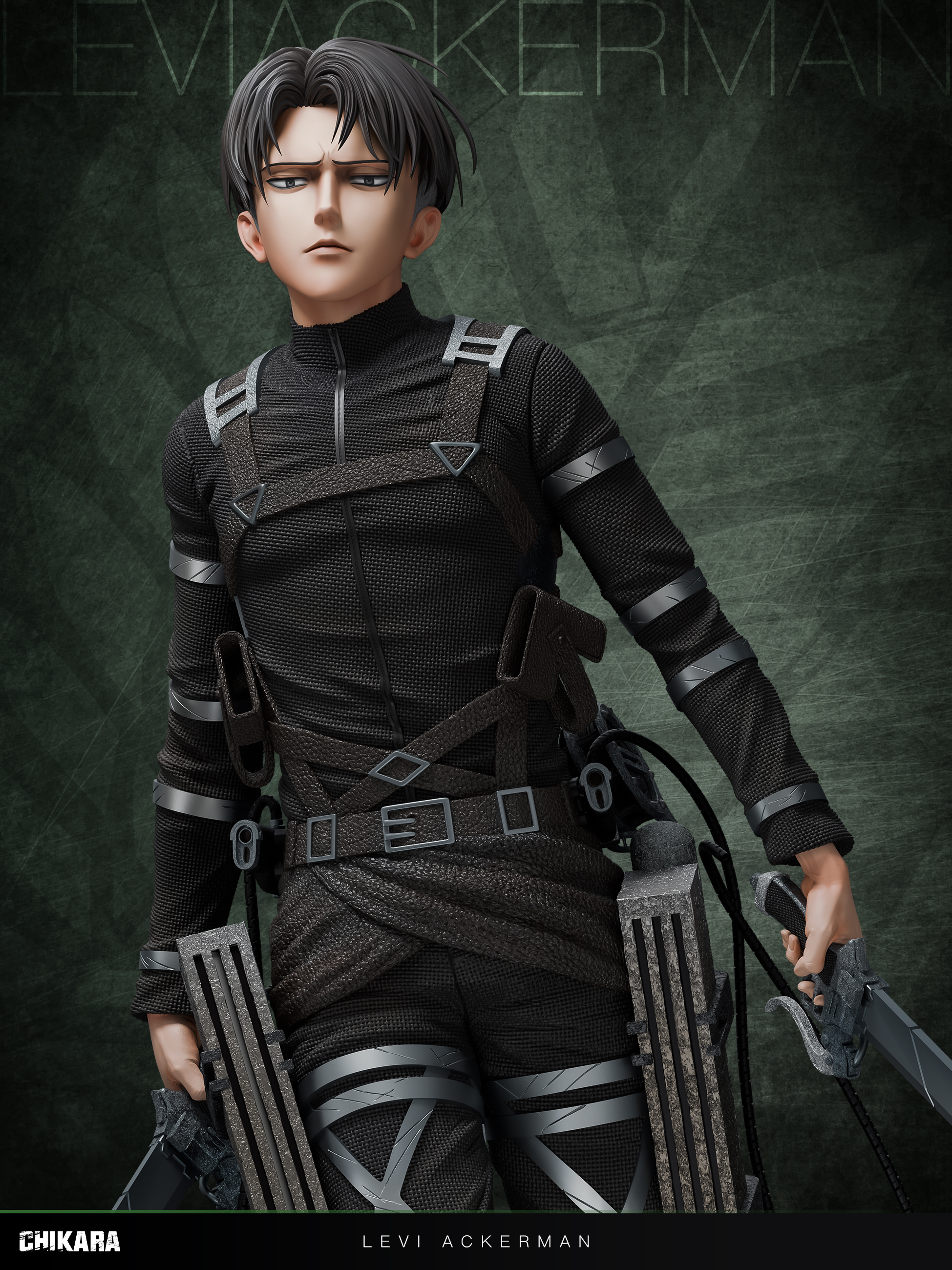 【Pre-sale】1/6 Scale Levi Ackerman-Attack on Titan-CHIKARA Studio