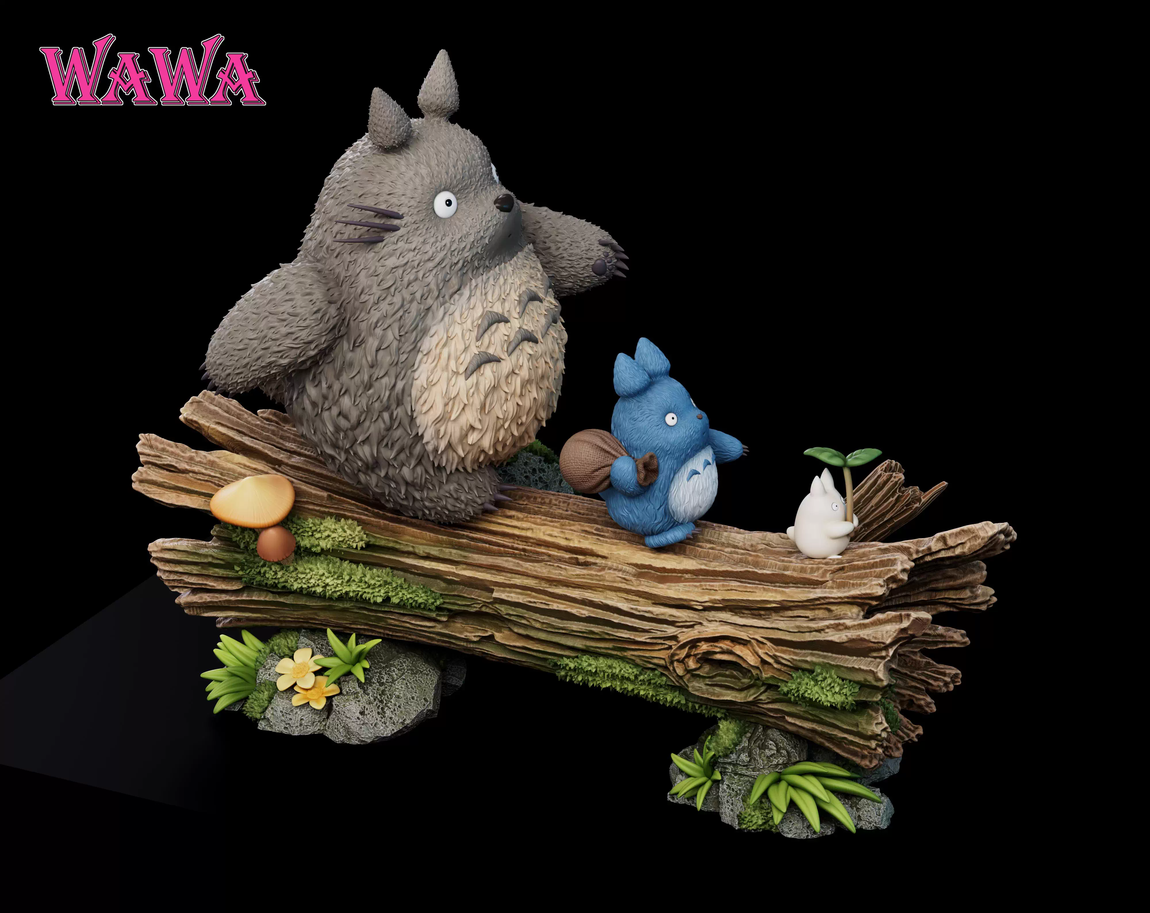 【Pre-sale】Three Totoros-WAWA Studio