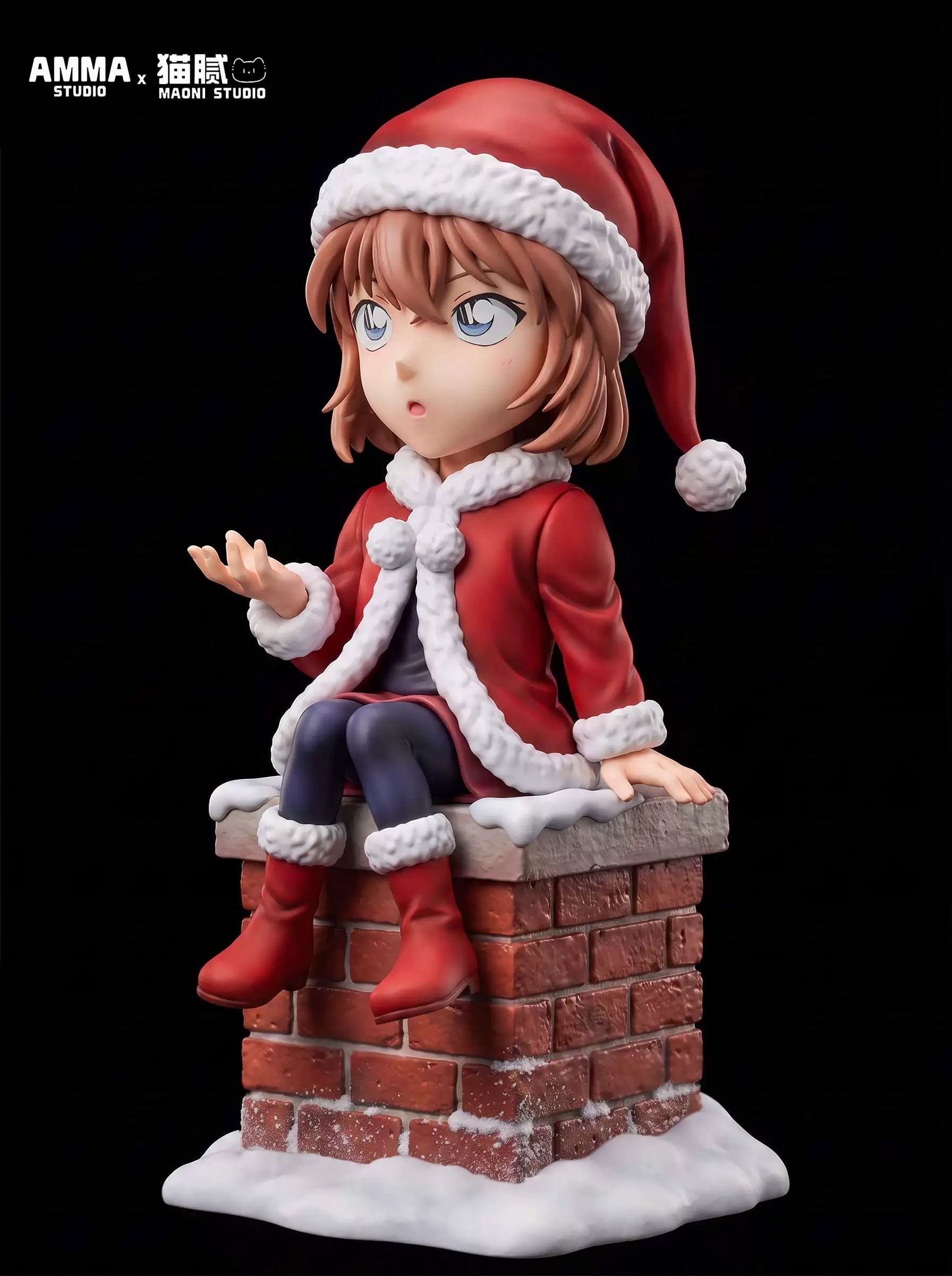 【Pre-sale】1/6 Scale Christmas Haibara Ai-Detective Conan-AMMA X MAONI Studio