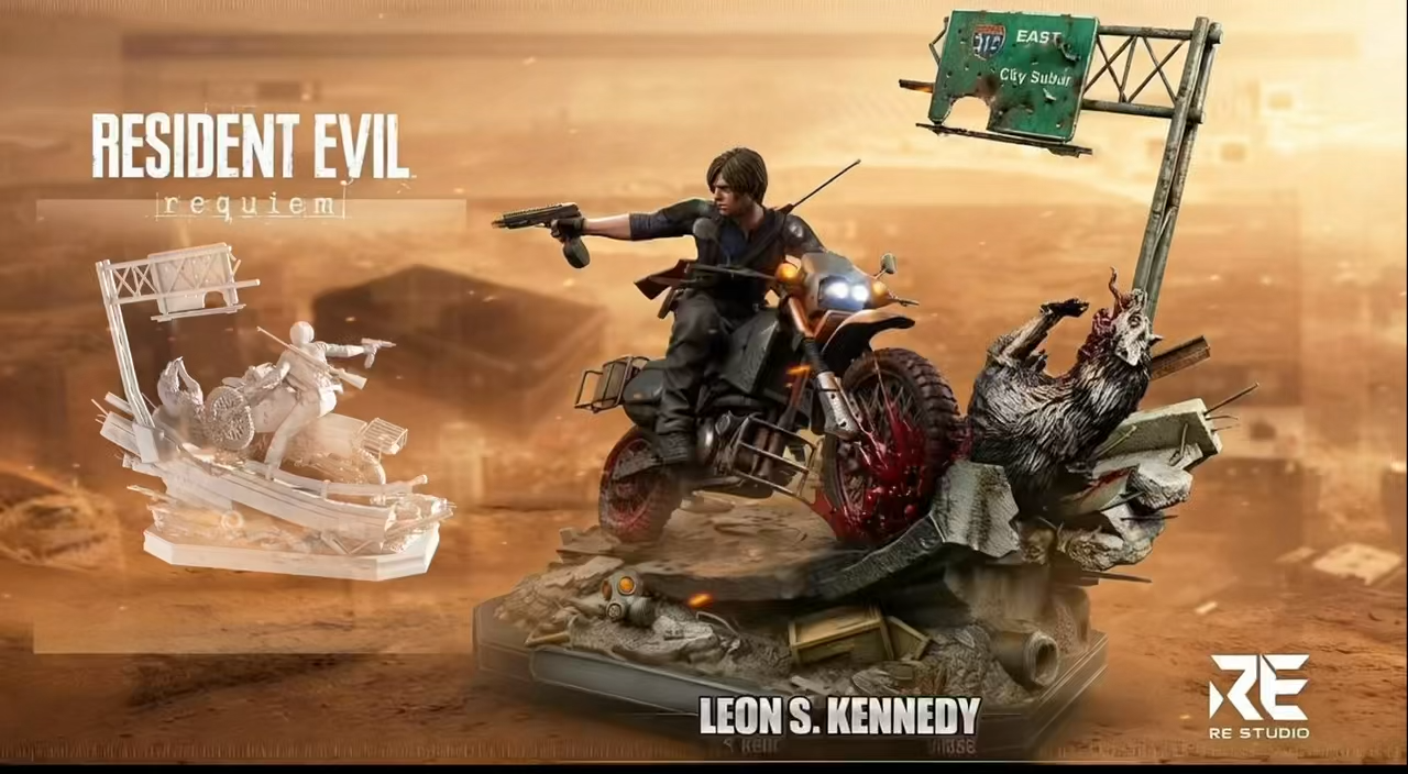 【Pre-sale】1/6 and 1/4 Scale Leon S. Kennedy: Raccoon City Chase-RE Studio