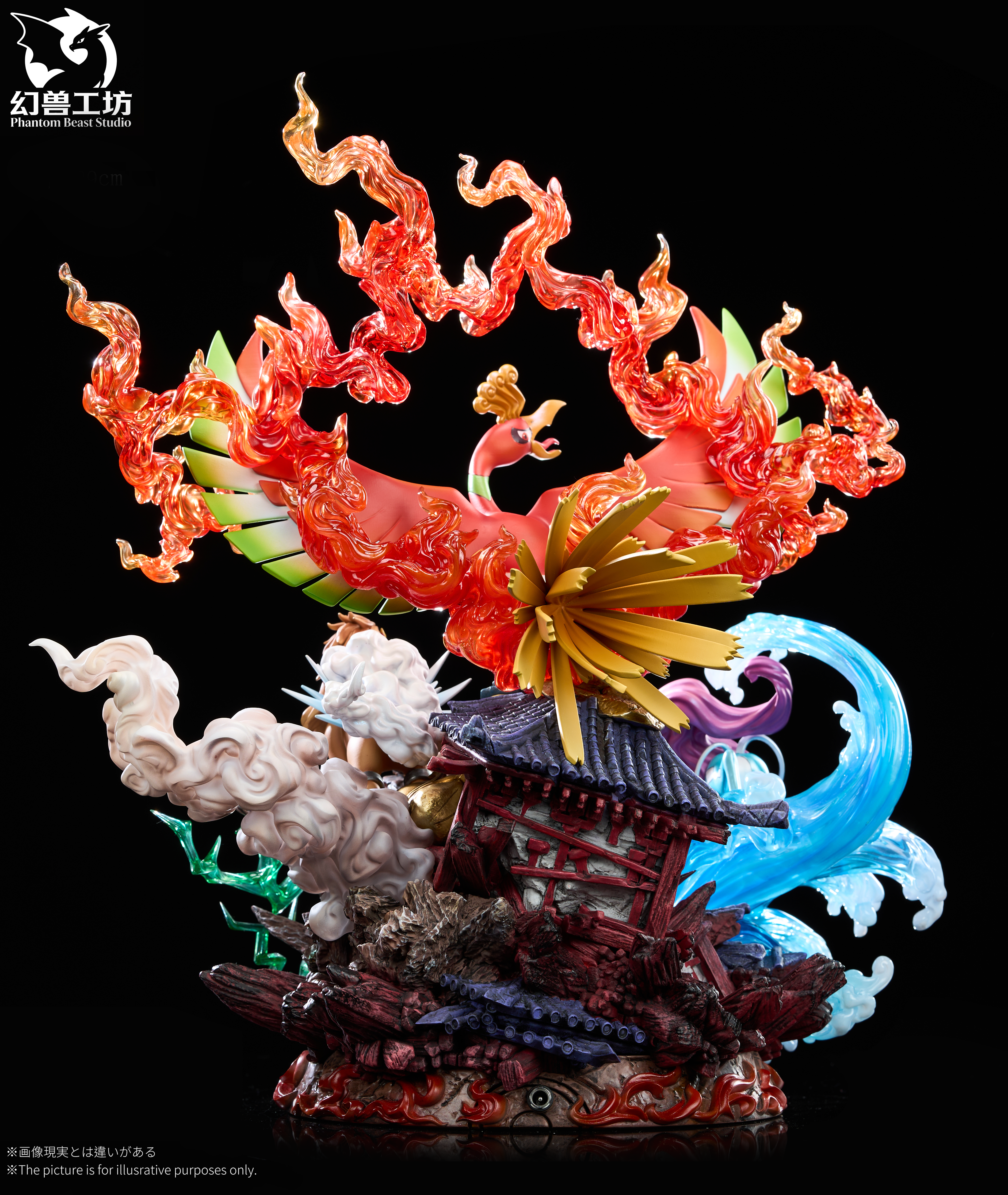【Pre-sale】Ho-Oh and Legendary beasts with LED-Phantom Beast Studio