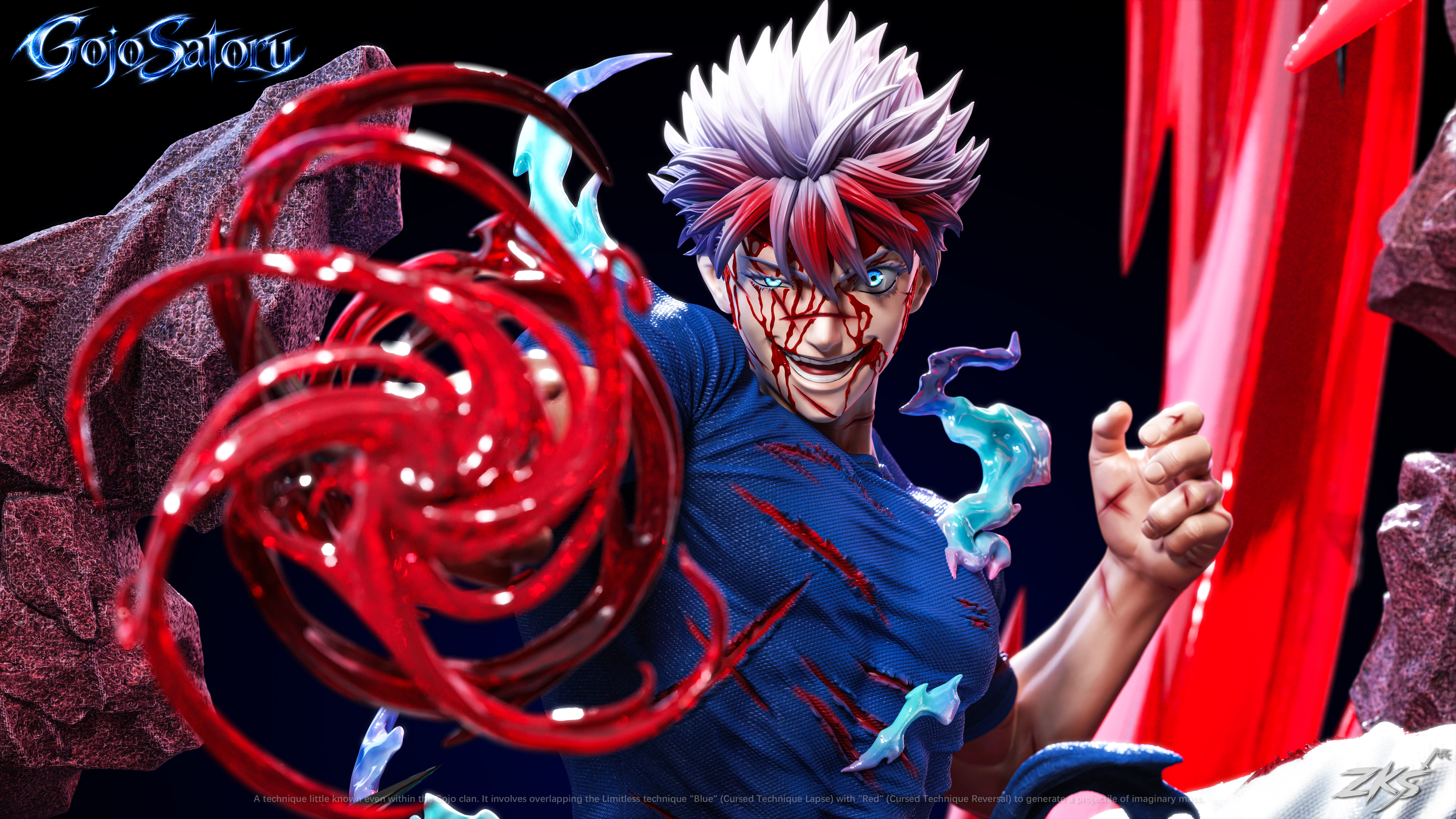 【Pre-sale】1/6 Scale Gojo Satoru with LED-Jujutsu Kaisen-Zenkai Studio